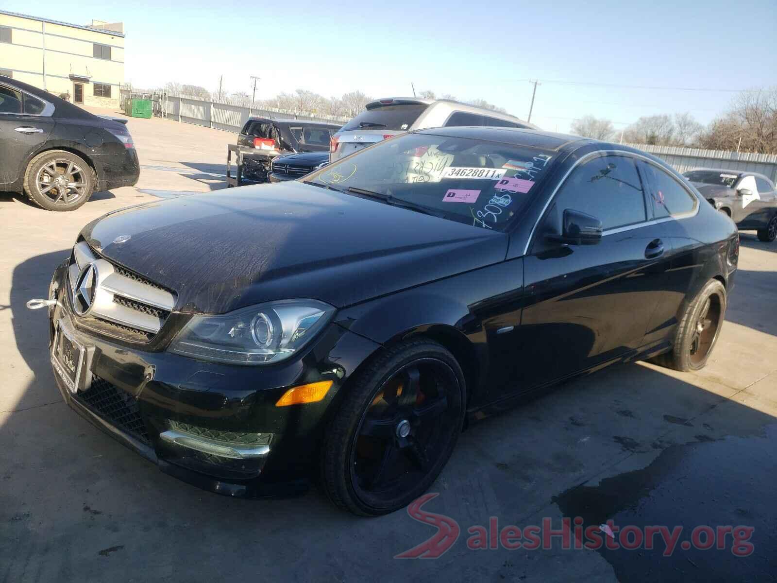 WDDGJ4HB7CF730858 2012 MERCEDES-BENZ C CLASS