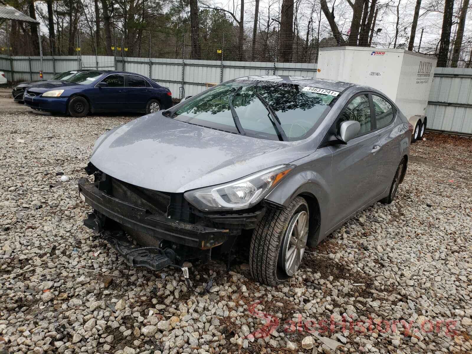 5NPDH4AE8GH790298 2016 HYUNDAI ELANTRA