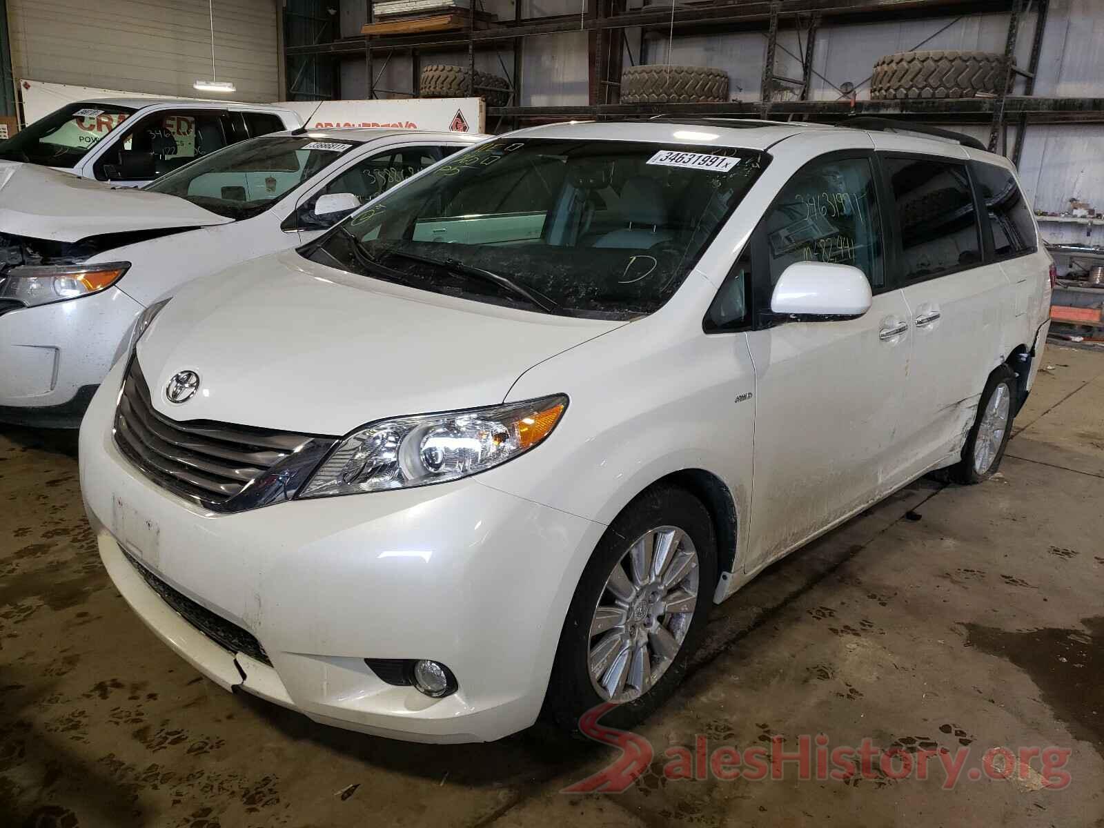 5TDDZ3DC8HS182634 2017 TOYOTA SIENNA