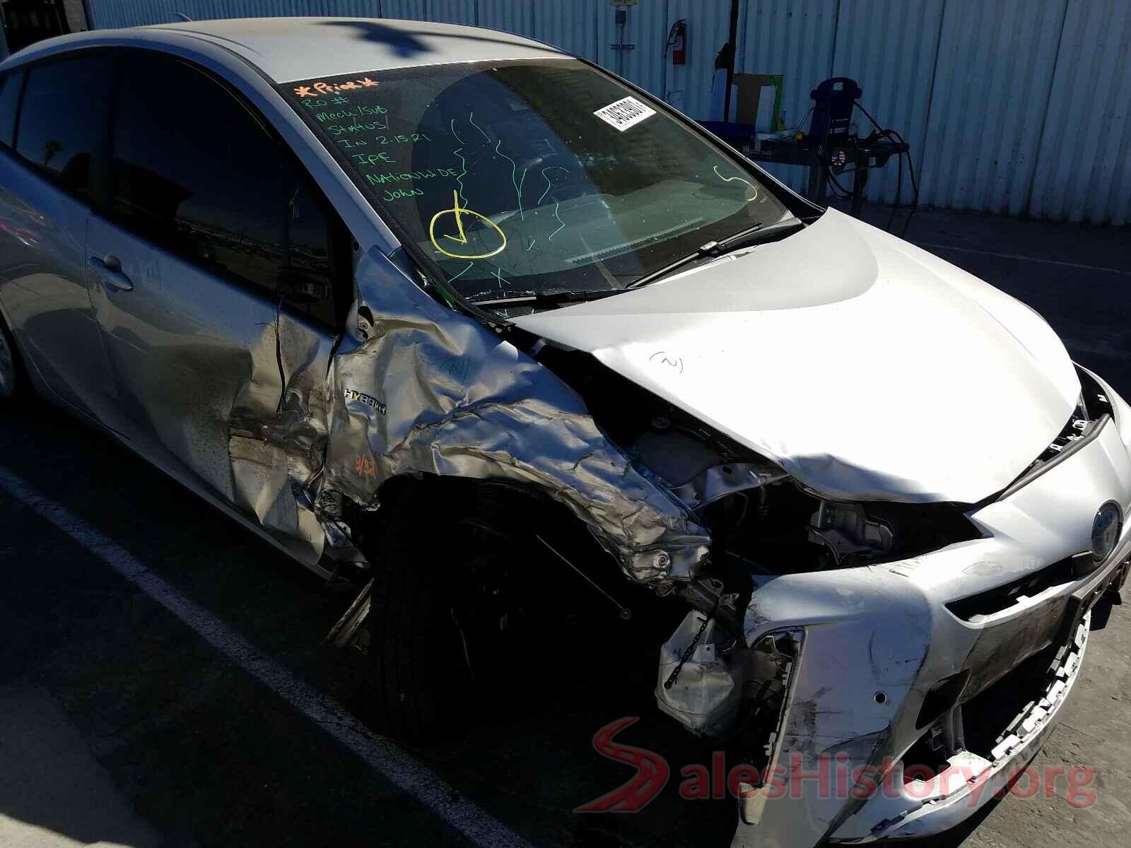 JTDKARFU1K3084268 2019 TOYOTA PRIUS