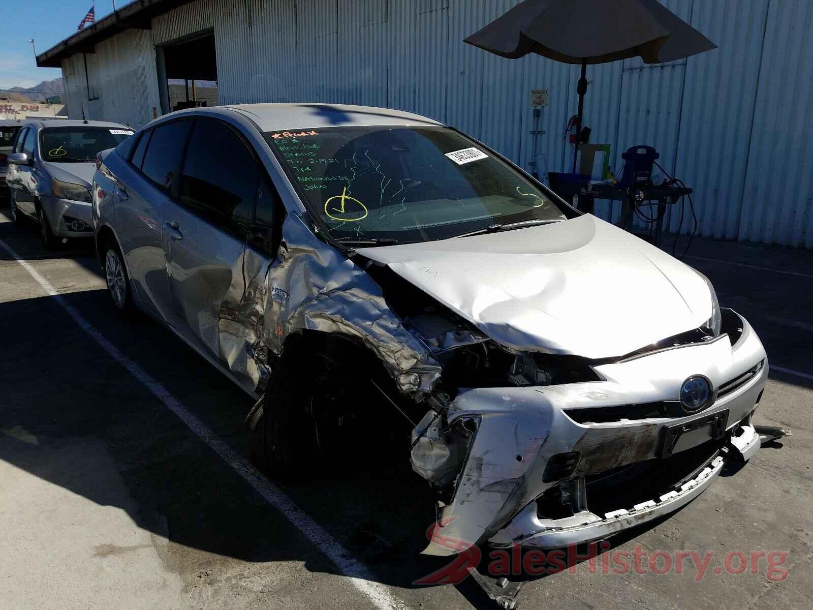 JTDKARFU1K3084268 2019 TOYOTA PRIUS