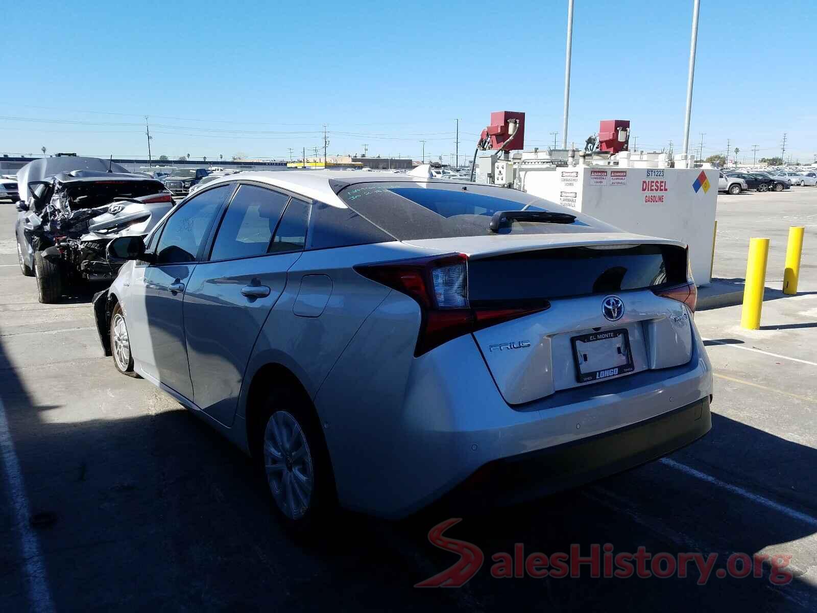 JTDKARFU1K3084268 2019 TOYOTA PRIUS