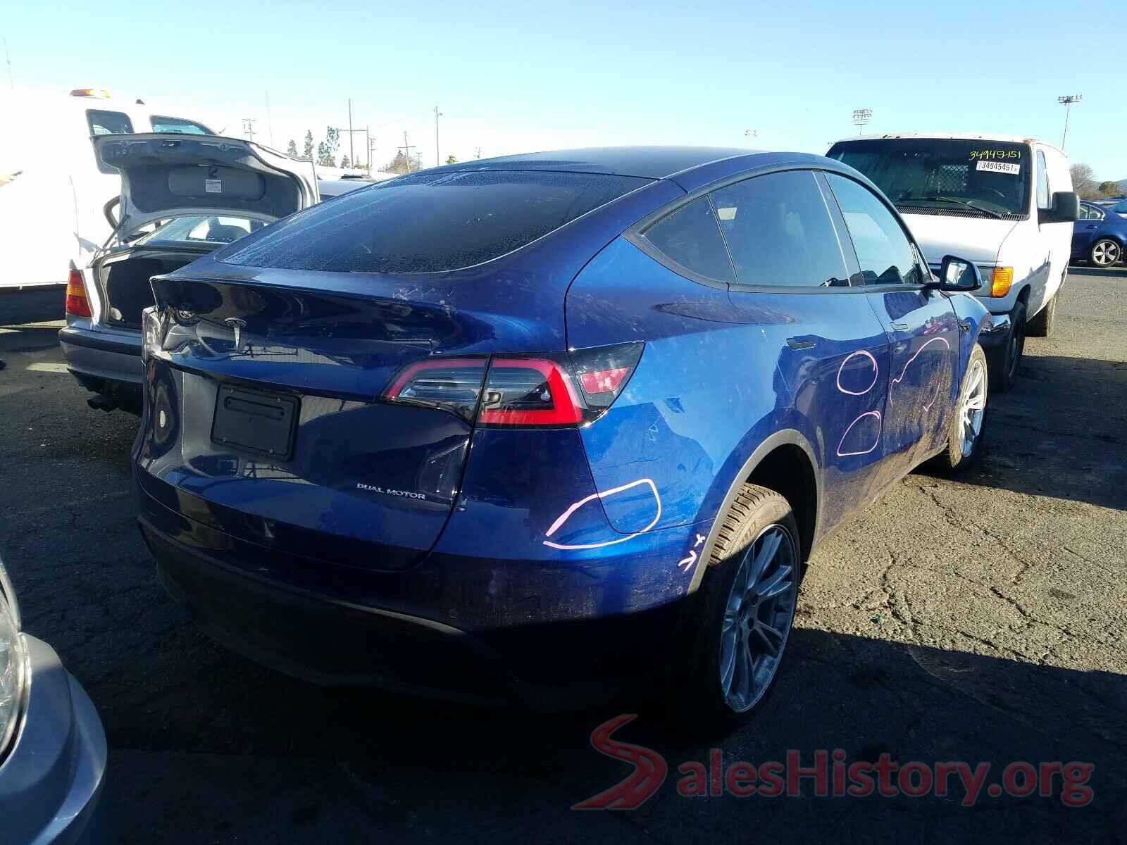 5YJYGDEE4LF059049 2020 TESLA MODEL Y