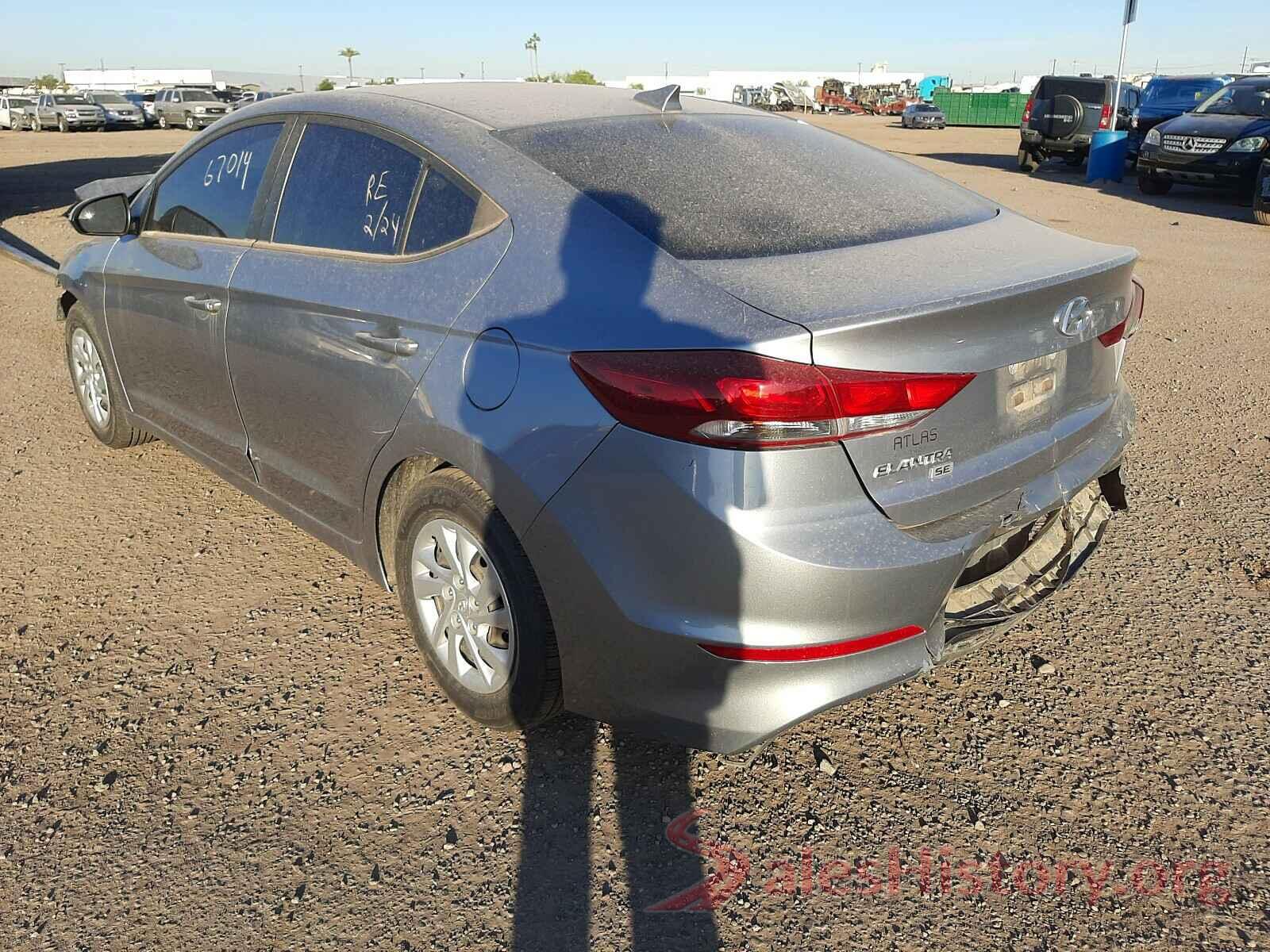 5NPD74LF9HH164821 2017 HYUNDAI ELANTRA