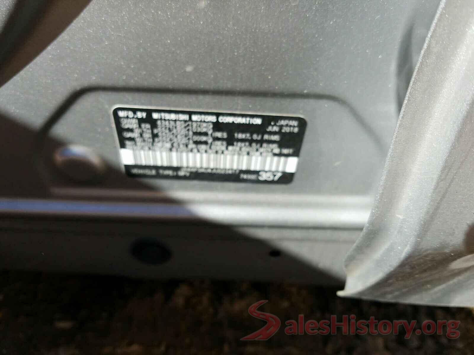 JA4AP3AU4JU023417 2018 MITSUBISHI OUTLANDER