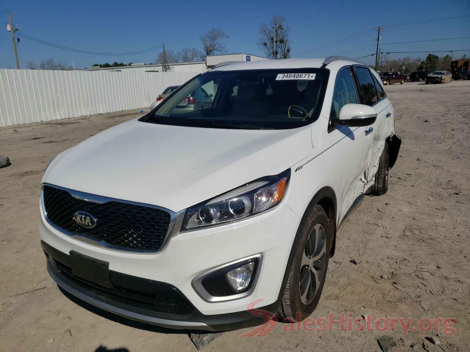 5XYPH4A54GG148133 2016 KIA SORENTO