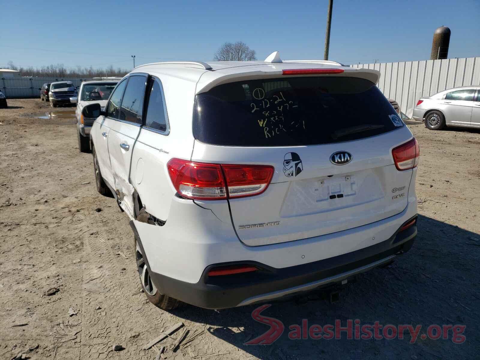 5XYPH4A54GG148133 2016 KIA SORENTO