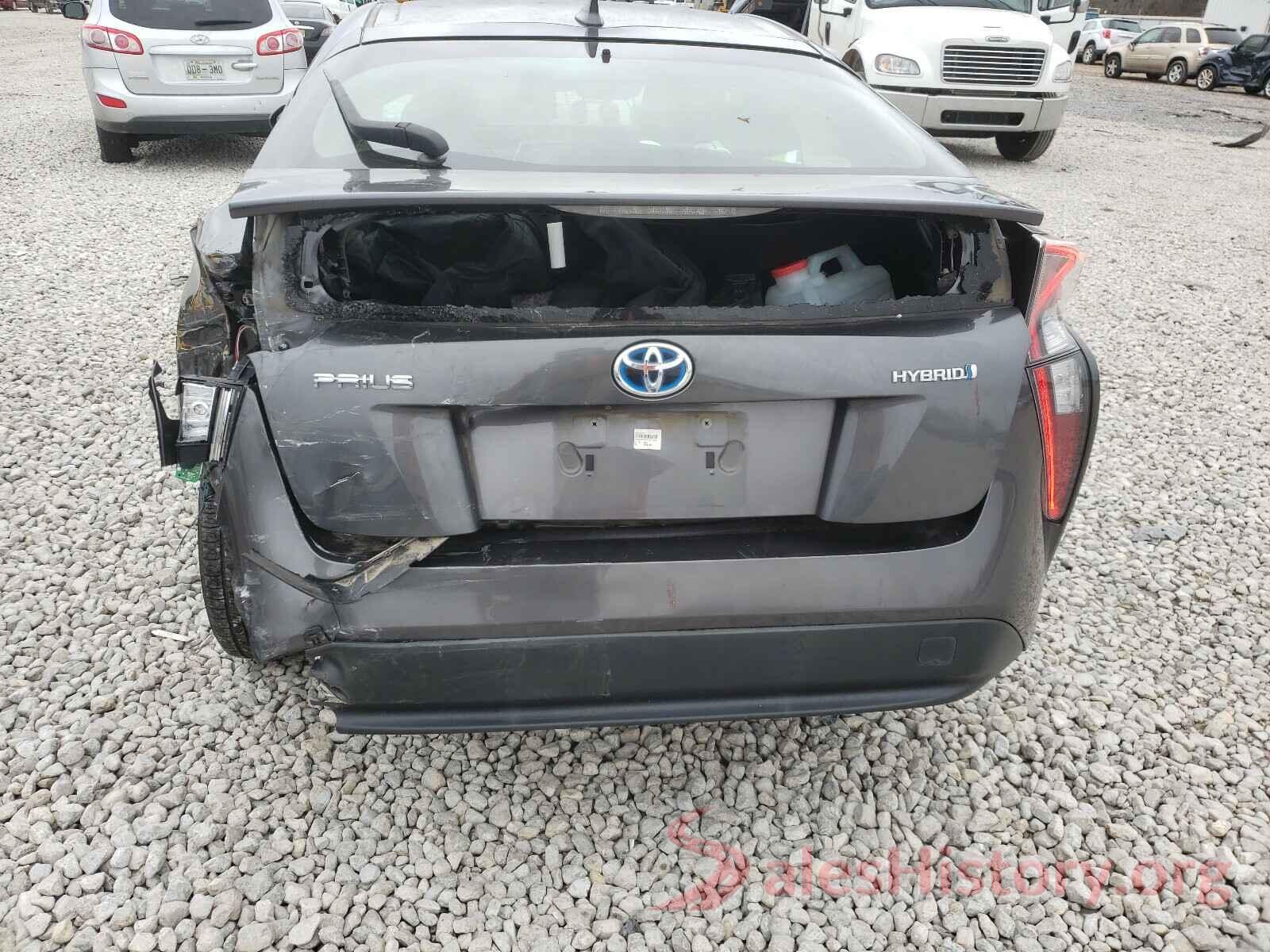 JTDKARFU2G3501291 2016 TOYOTA PRIUS