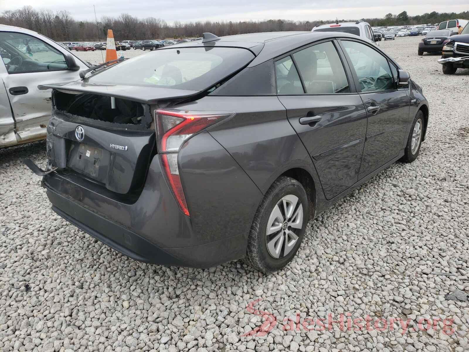 JTDKARFU2G3501291 2016 TOYOTA PRIUS