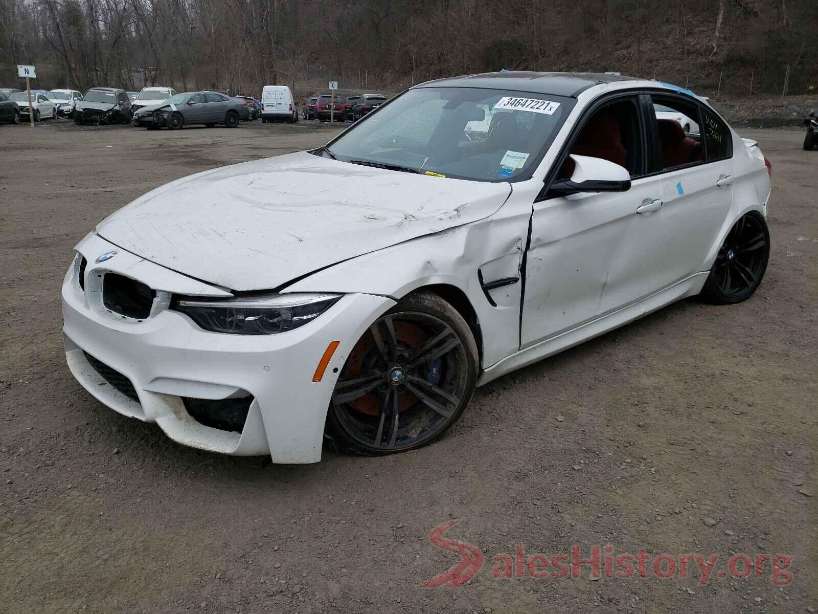 WBS8M9C56J5J77880 2018 BMW M3