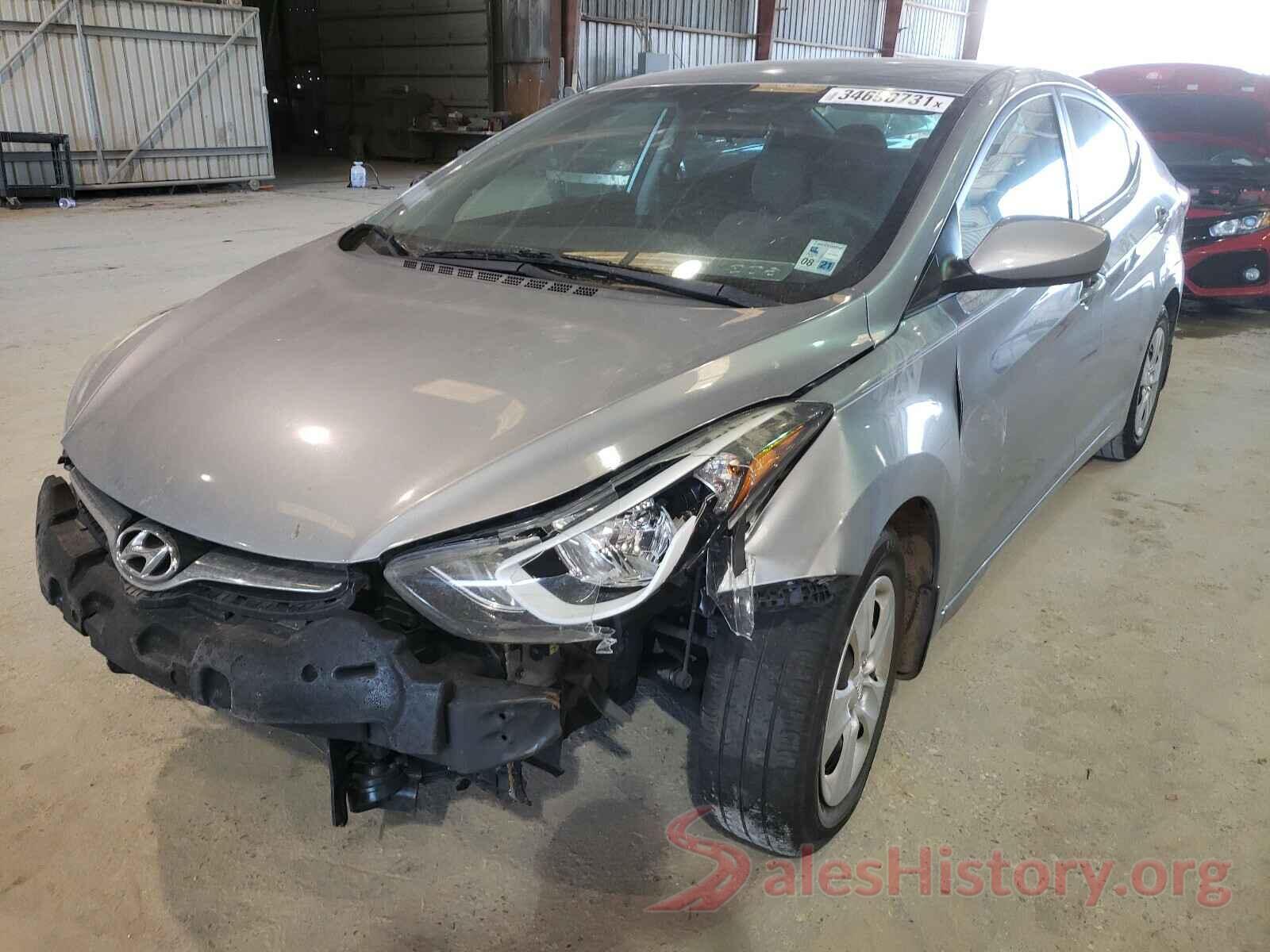 5NPDH4AE1GH691595 2016 HYUNDAI ELANTRA