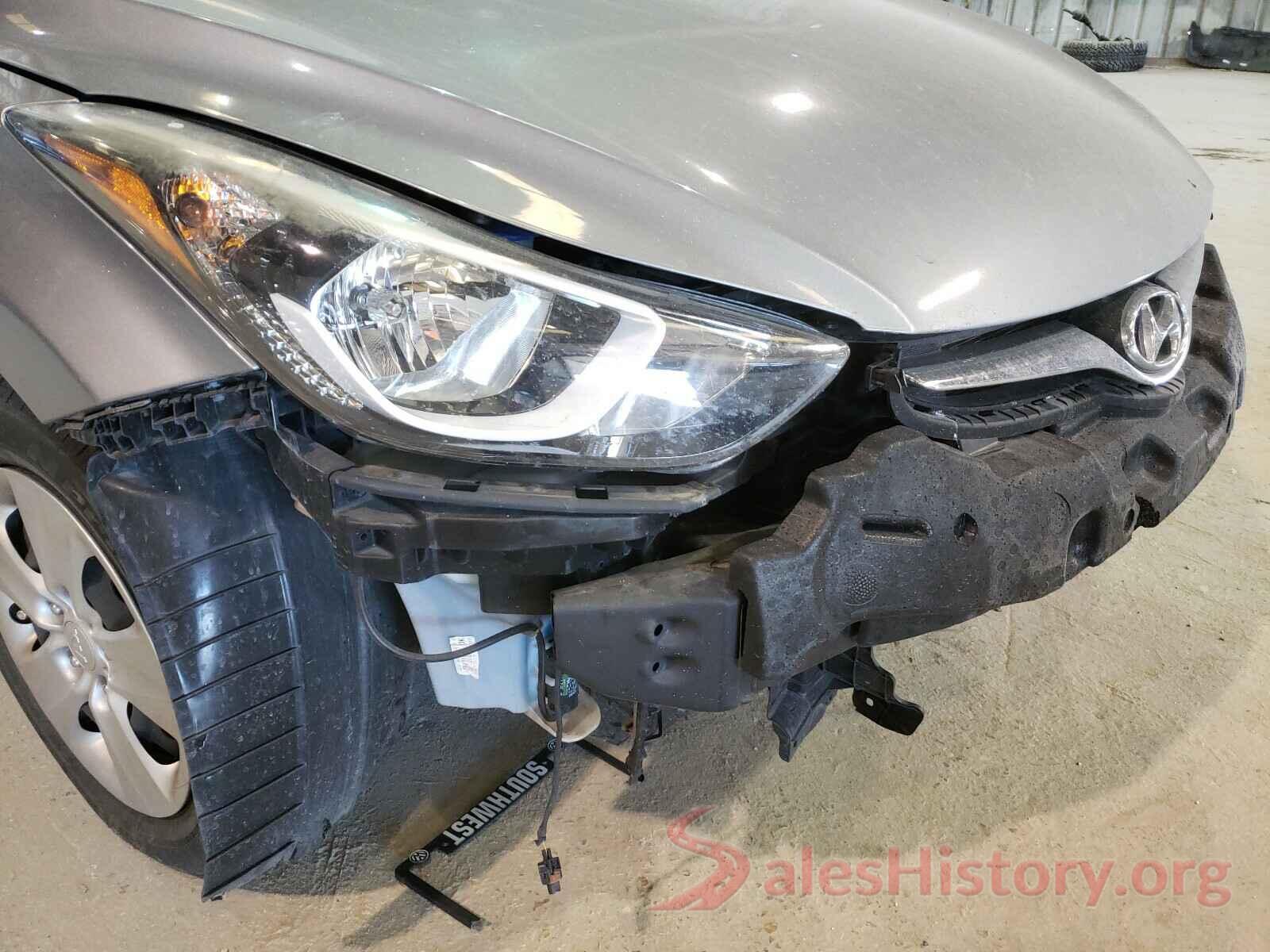 5NPDH4AE1GH691595 2016 HYUNDAI ELANTRA