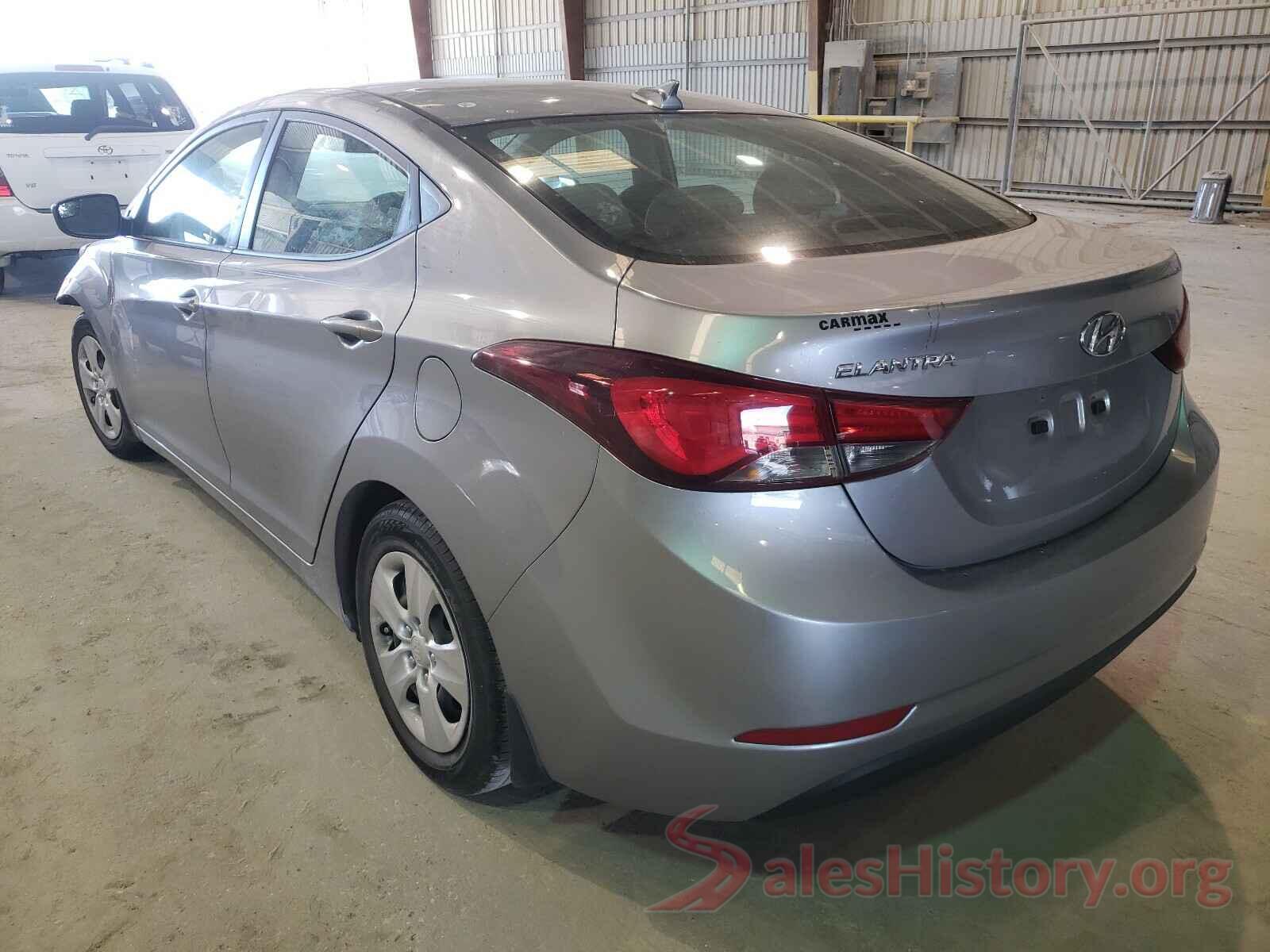 5NPDH4AE1GH691595 2016 HYUNDAI ELANTRA