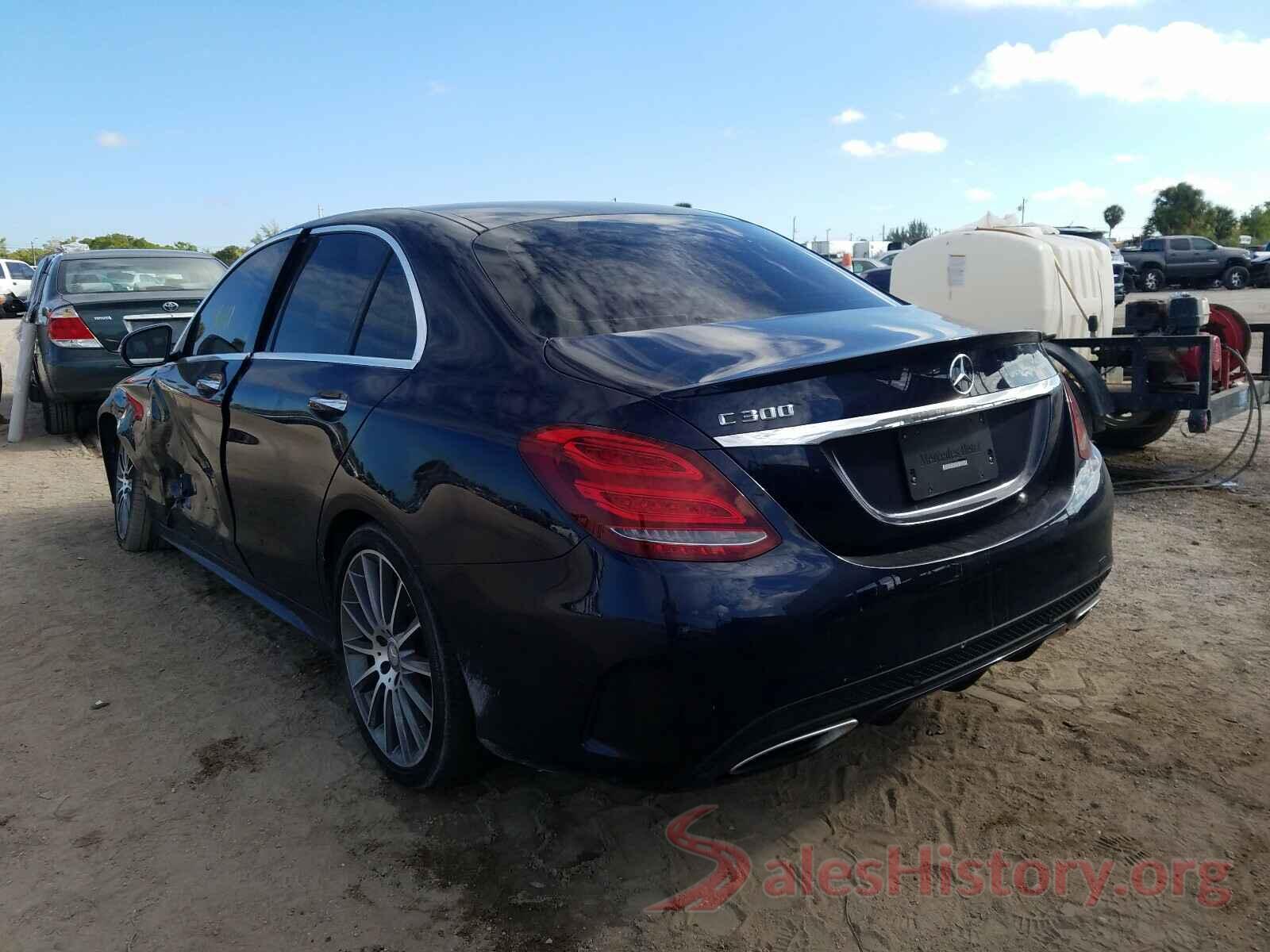 55SWF4JB4GU177225 2016 MERCEDES-BENZ C CLASS