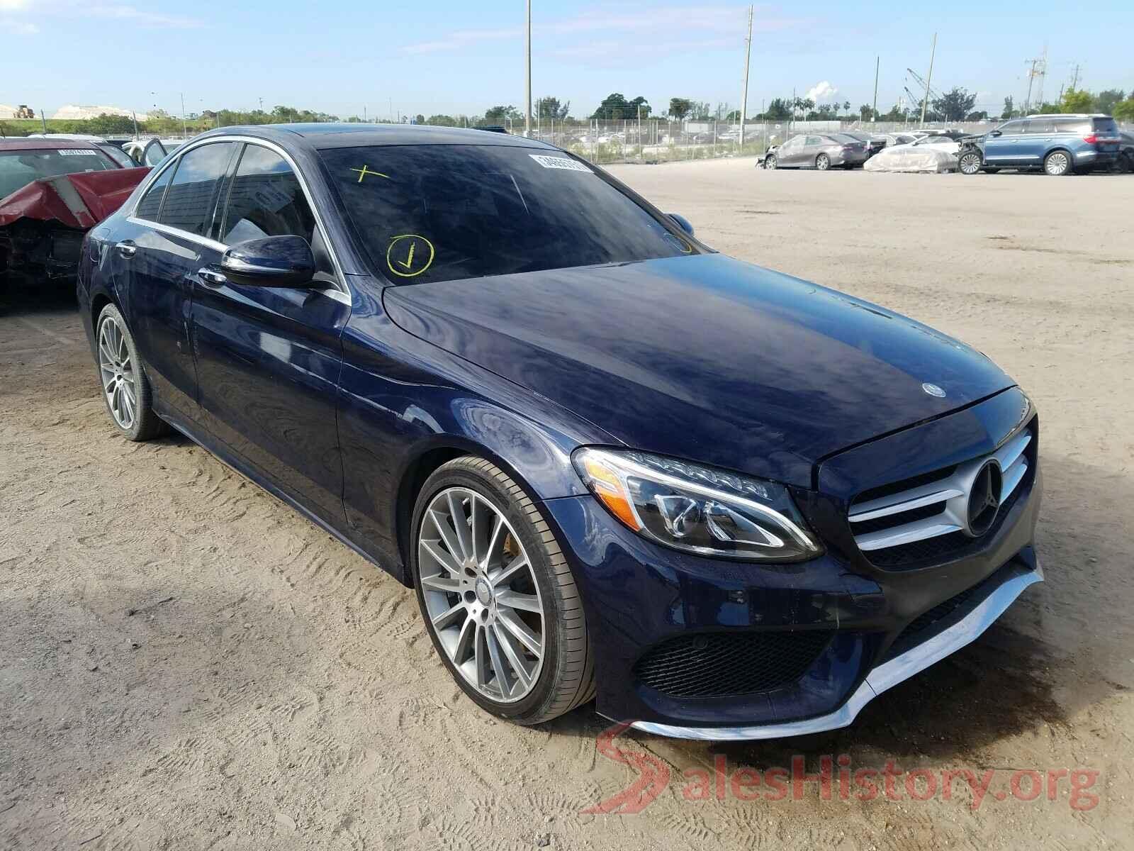 55SWF4JB4GU177225 2016 MERCEDES-BENZ C CLASS