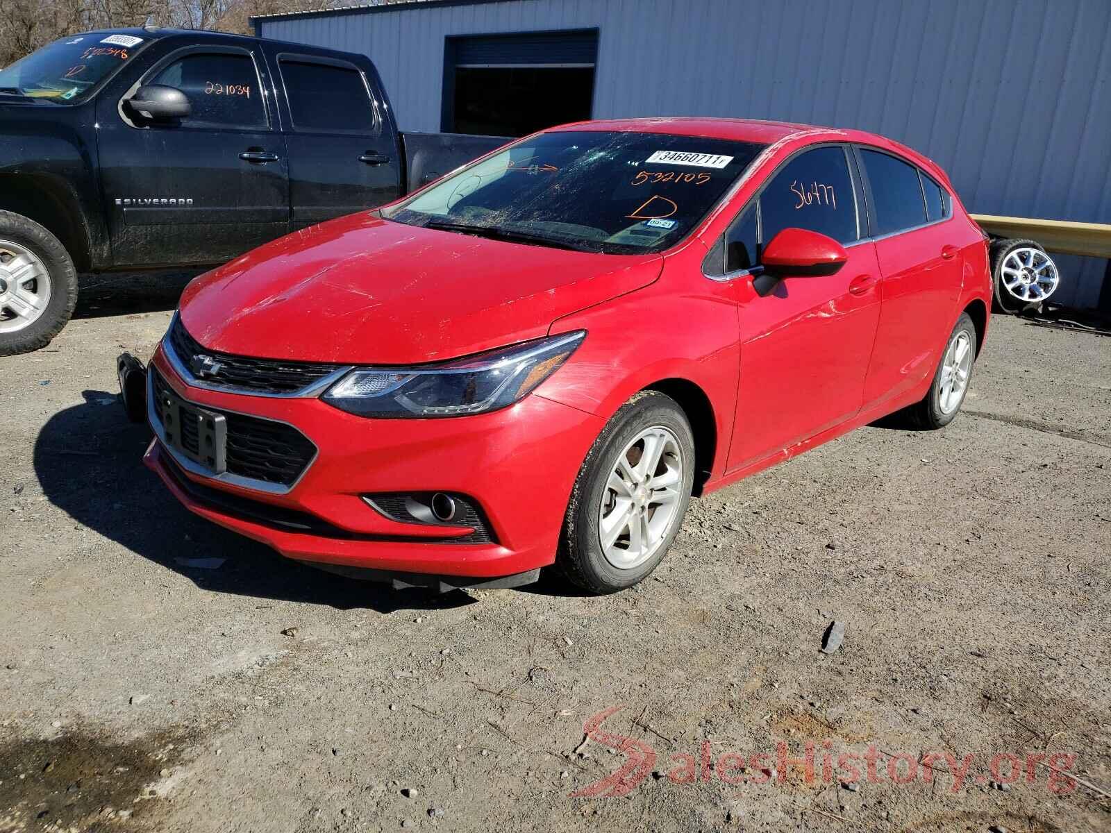 3G1BE6SM9JS532105 2018 CHEVROLET CRUZE