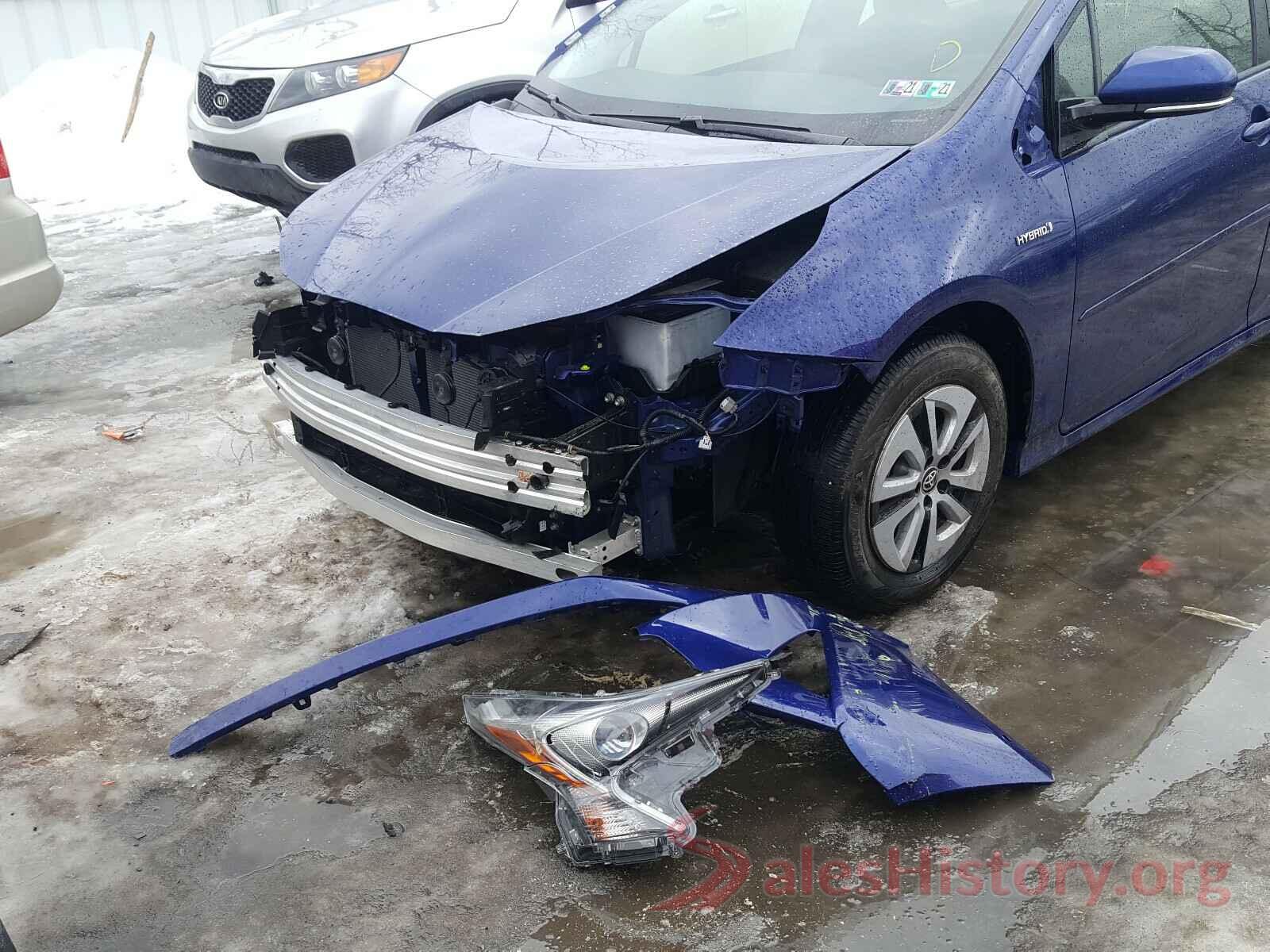 JTDKBRFUXJ3600378 2018 TOYOTA PRIUS