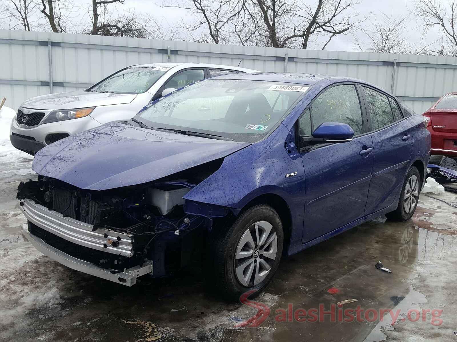 JTDKBRFUXJ3600378 2018 TOYOTA PRIUS