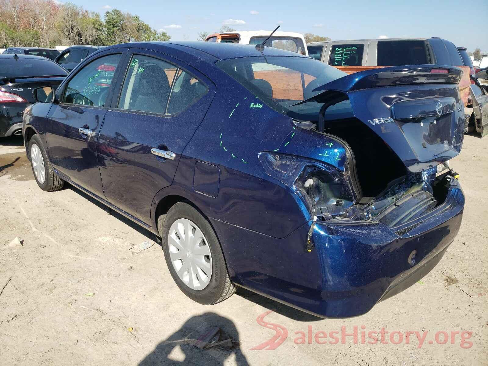 3N1CN7APXKL825247 2019 NISSAN VERSA