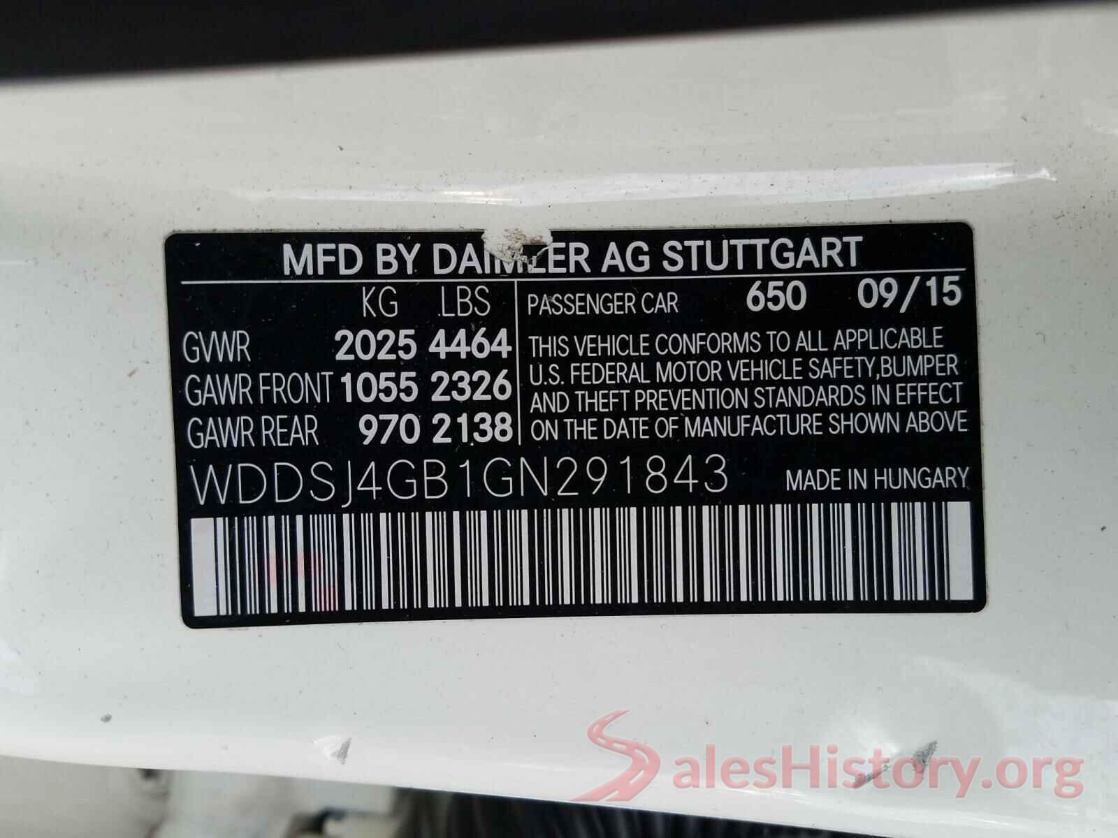 WDDSJ4GB1GN291843 2016 MERCEDES-BENZ CLA-CLASS