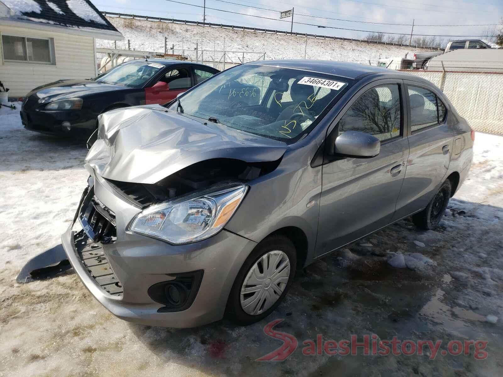 ML32F3FJ4HH000768 2017 MITSUBISHI MIRAGE