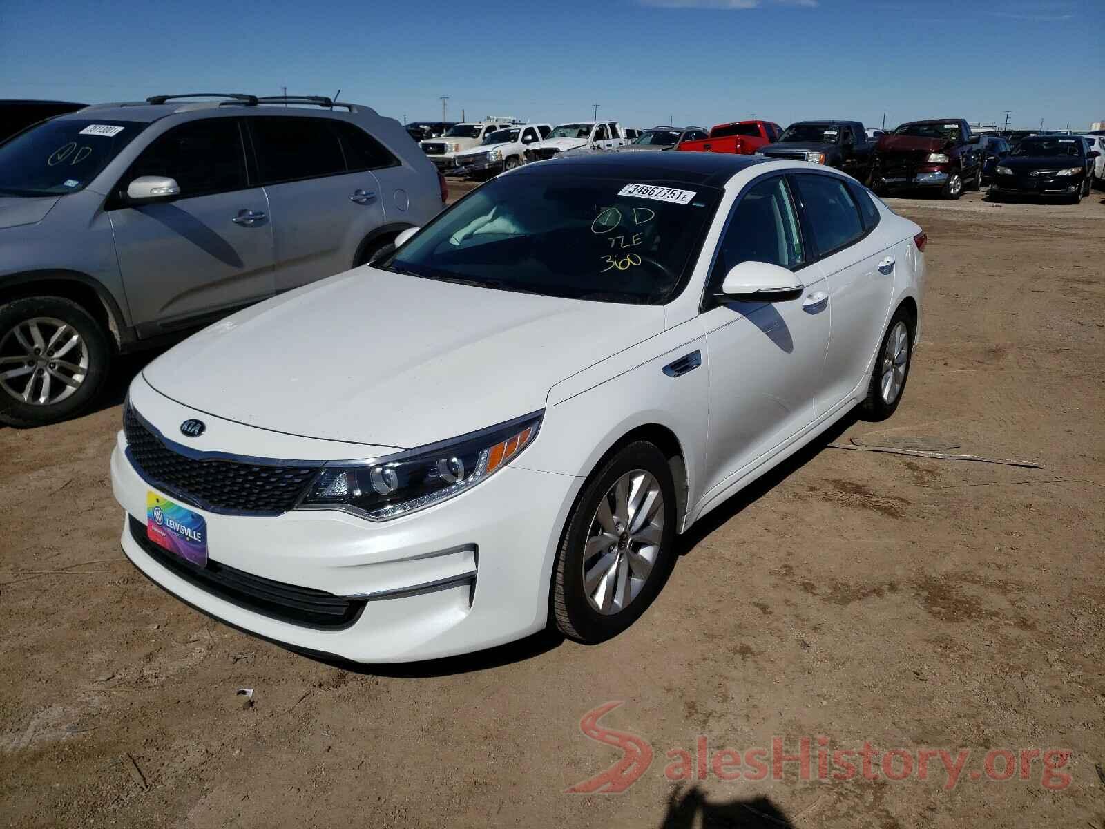 5XXGU4L31GG094074 2016 KIA OPTIMA