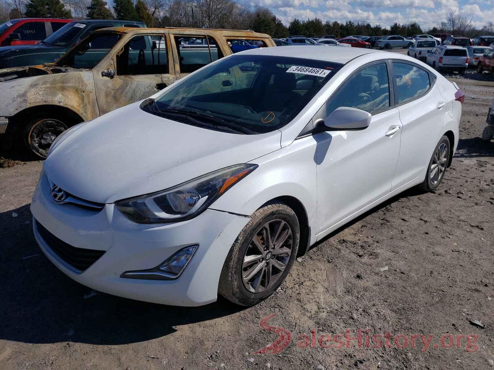 5NPDH4AE6GH681015 2016 HYUNDAI ELANTRA