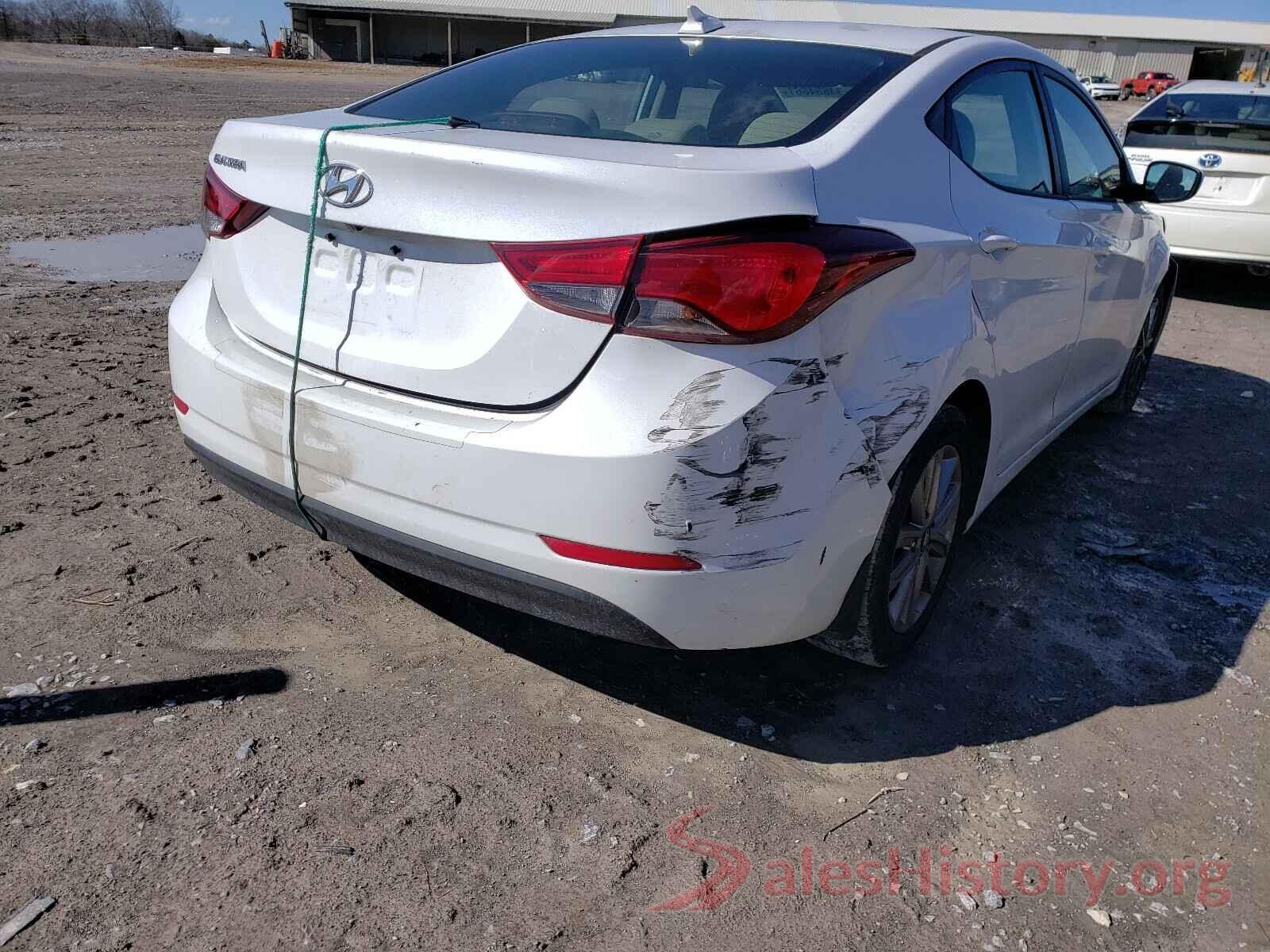 5NPDH4AE6GH681015 2016 HYUNDAI ELANTRA