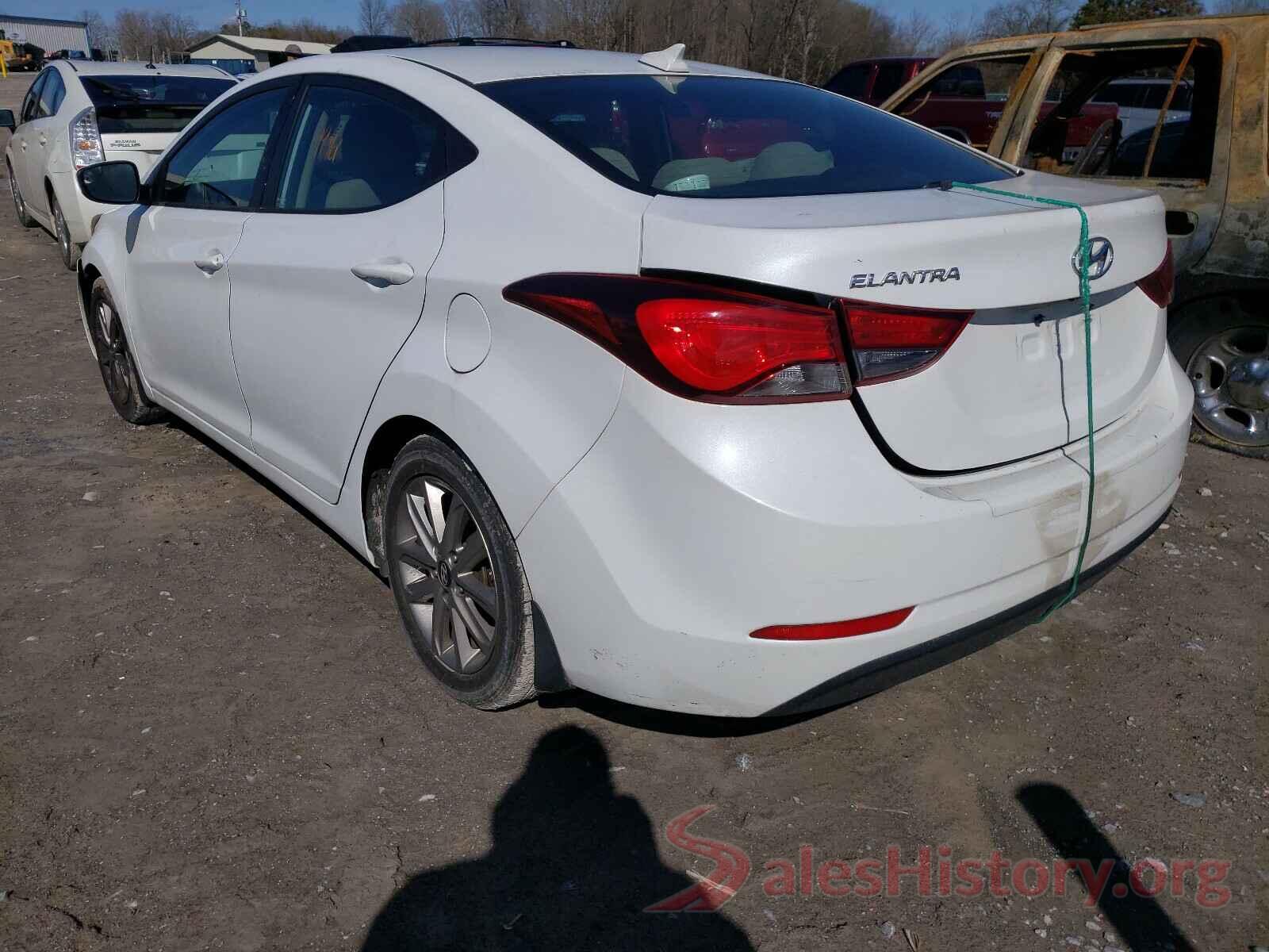 5NPDH4AE6GH681015 2016 HYUNDAI ELANTRA