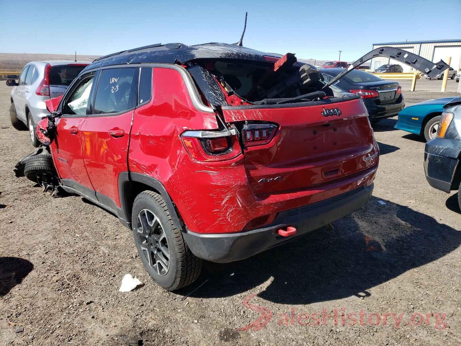 3C4NJDDB3LT220889 2020 JEEP COMPASS