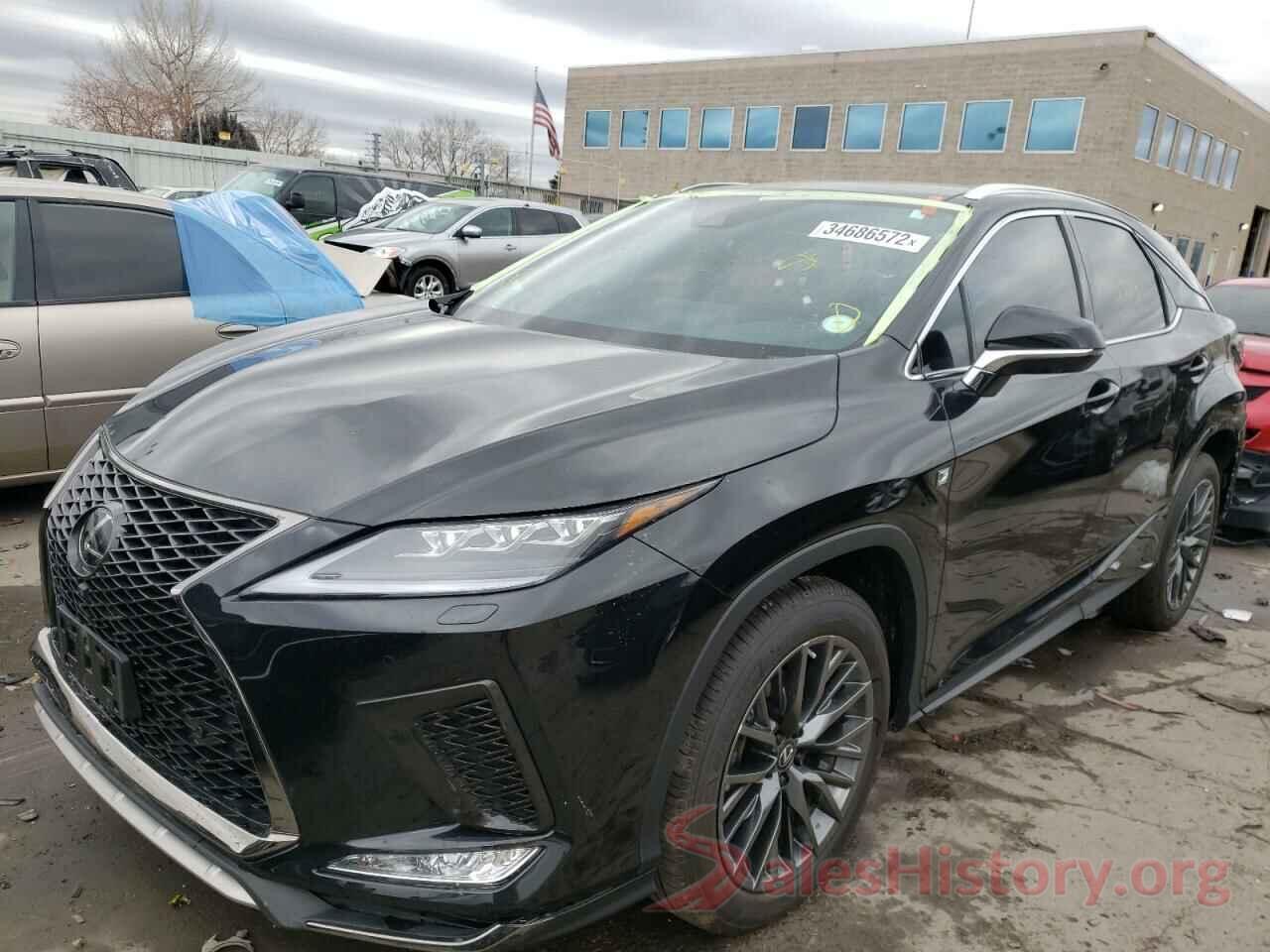 2T2YZMDA0MC284823 2021 LEXUS RX350