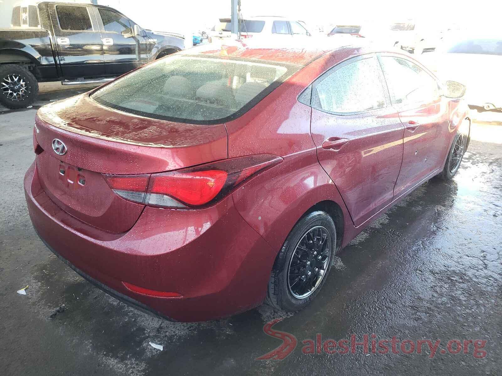 5NPDH4AE8GH767930 2016 HYUNDAI ELANTRA