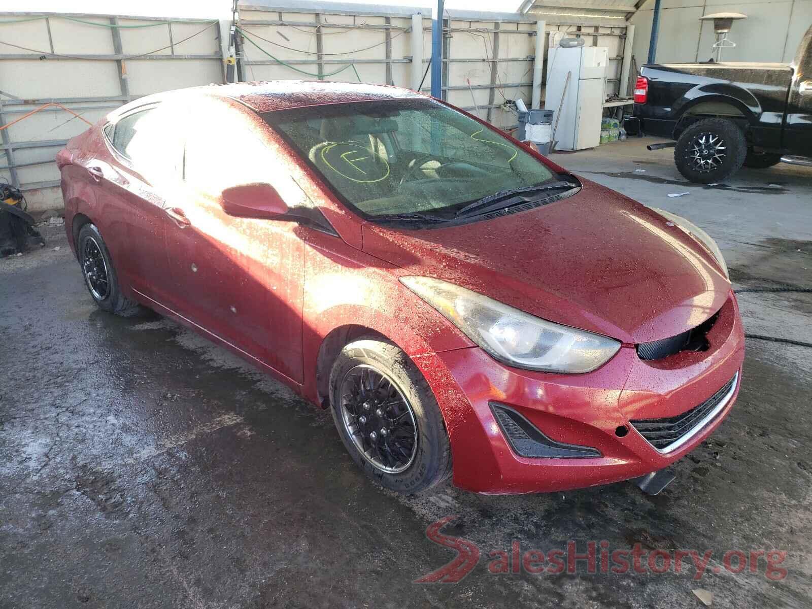 5NPDH4AE8GH767930 2016 HYUNDAI ELANTRA