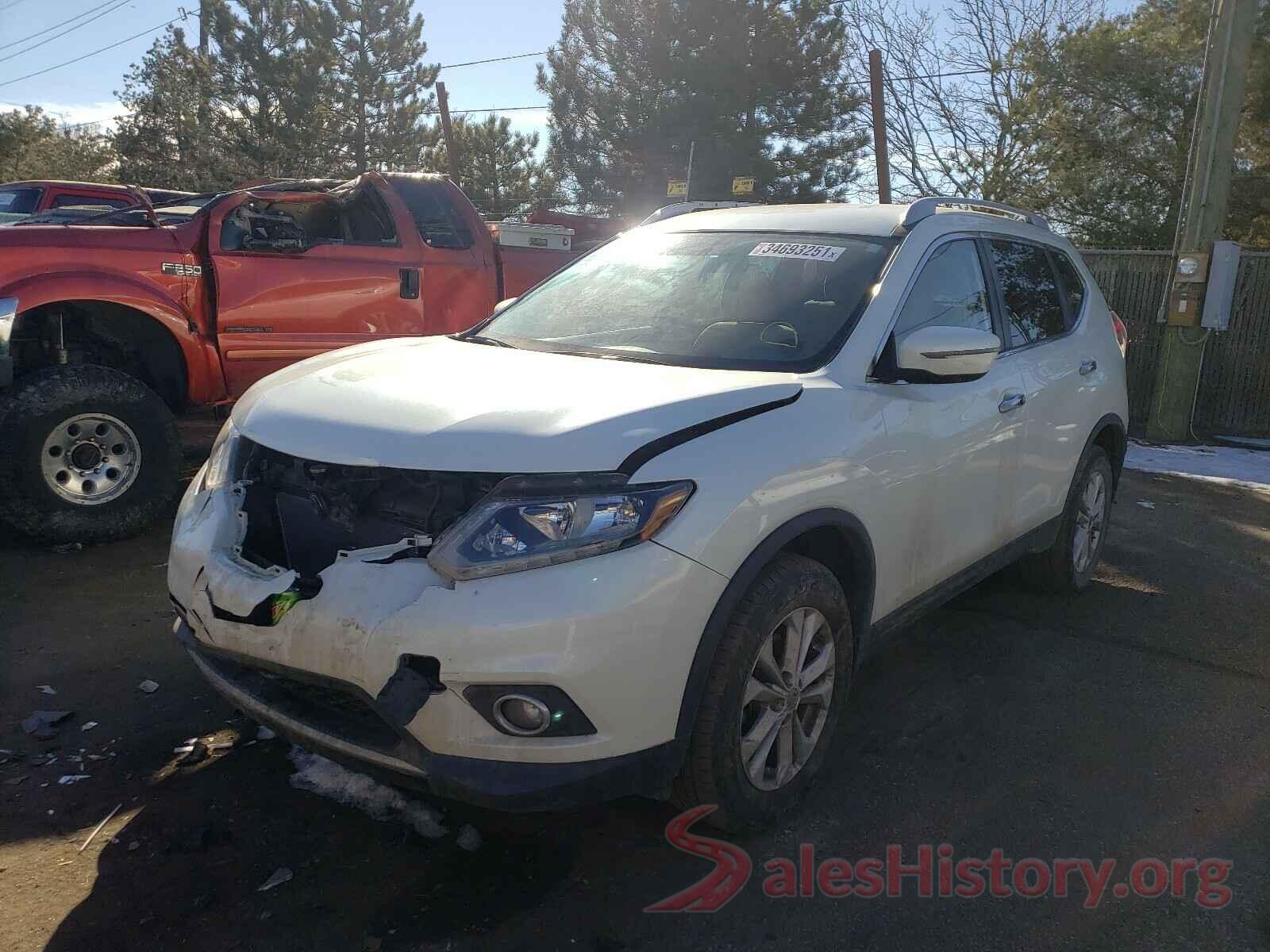 KNMAT2MV5GP629882 2016 NISSAN ROGUE