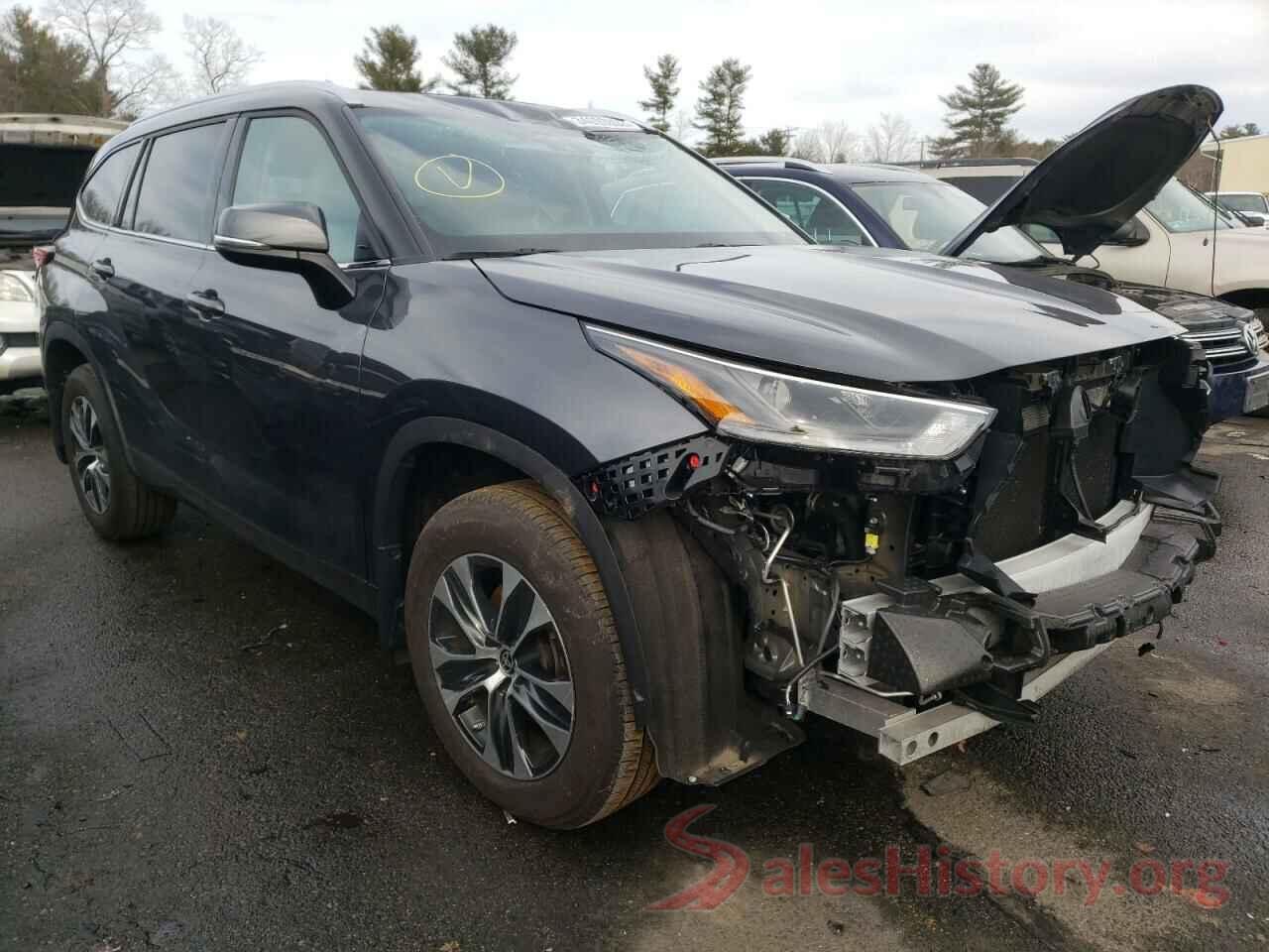 5TDHZRBH1MS523661 2021 TOYOTA HIGHLANDER