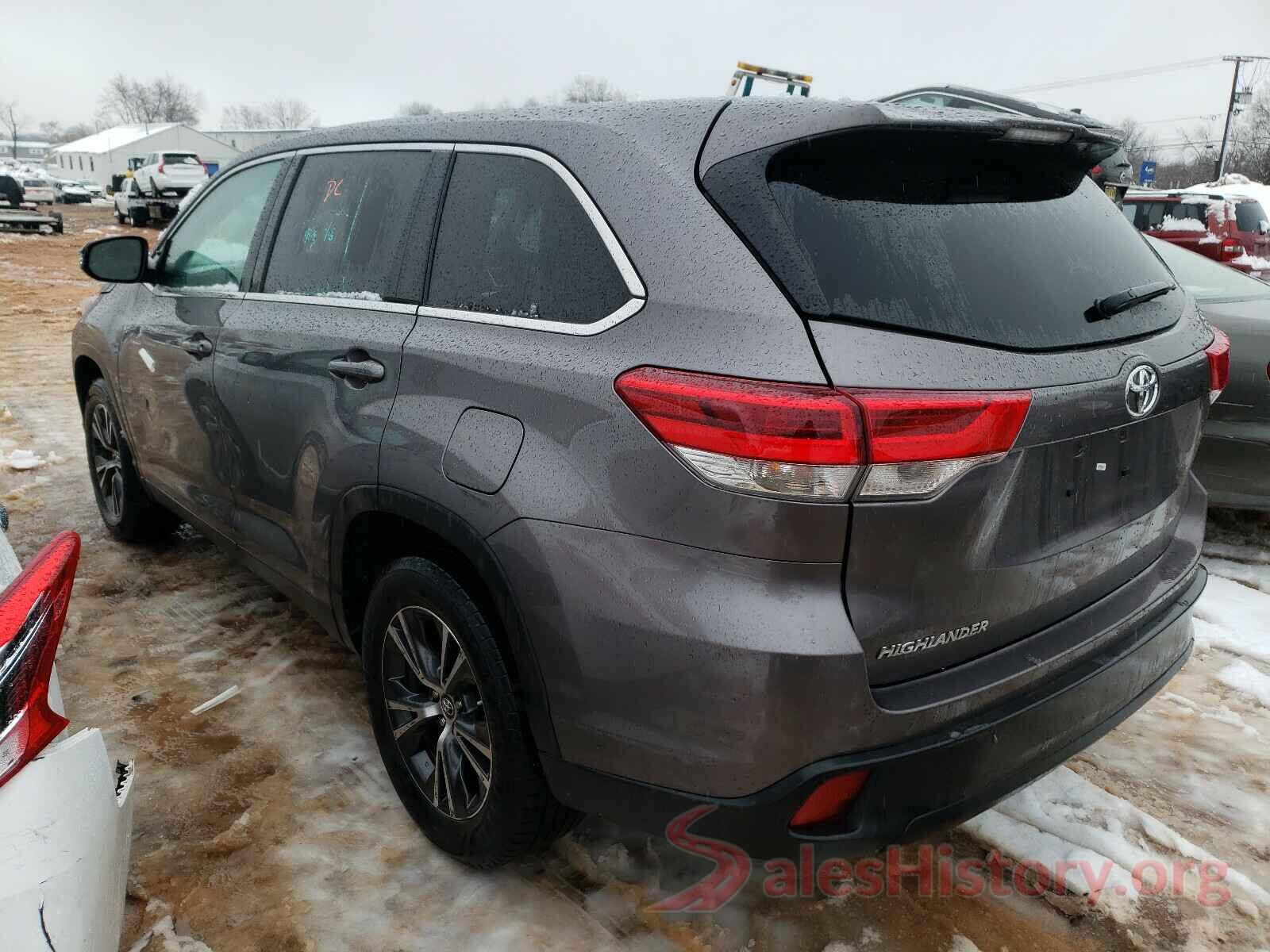 5TDZZRFH1KS318661 2019 TOYOTA HIGHLANDER