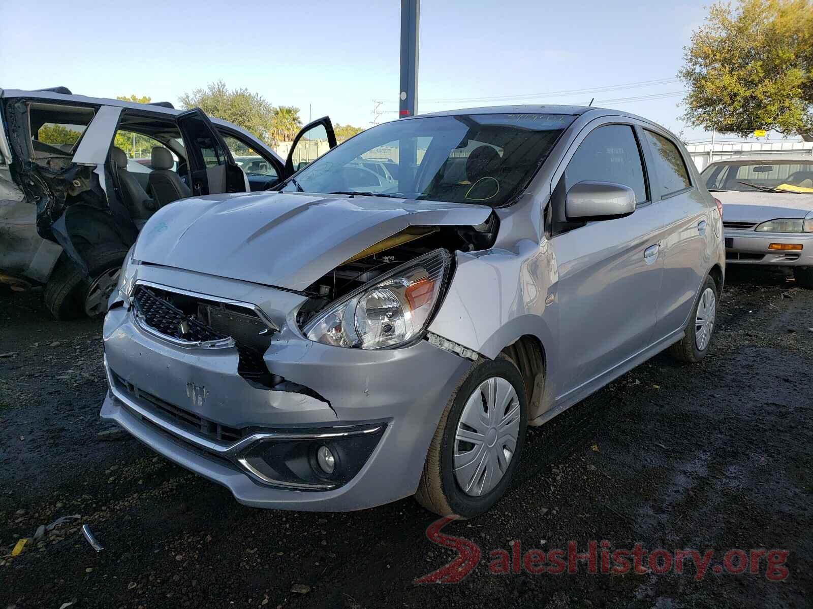 ML32A3HJ2KH010590 2019 MITSUBISHI MIRAGE