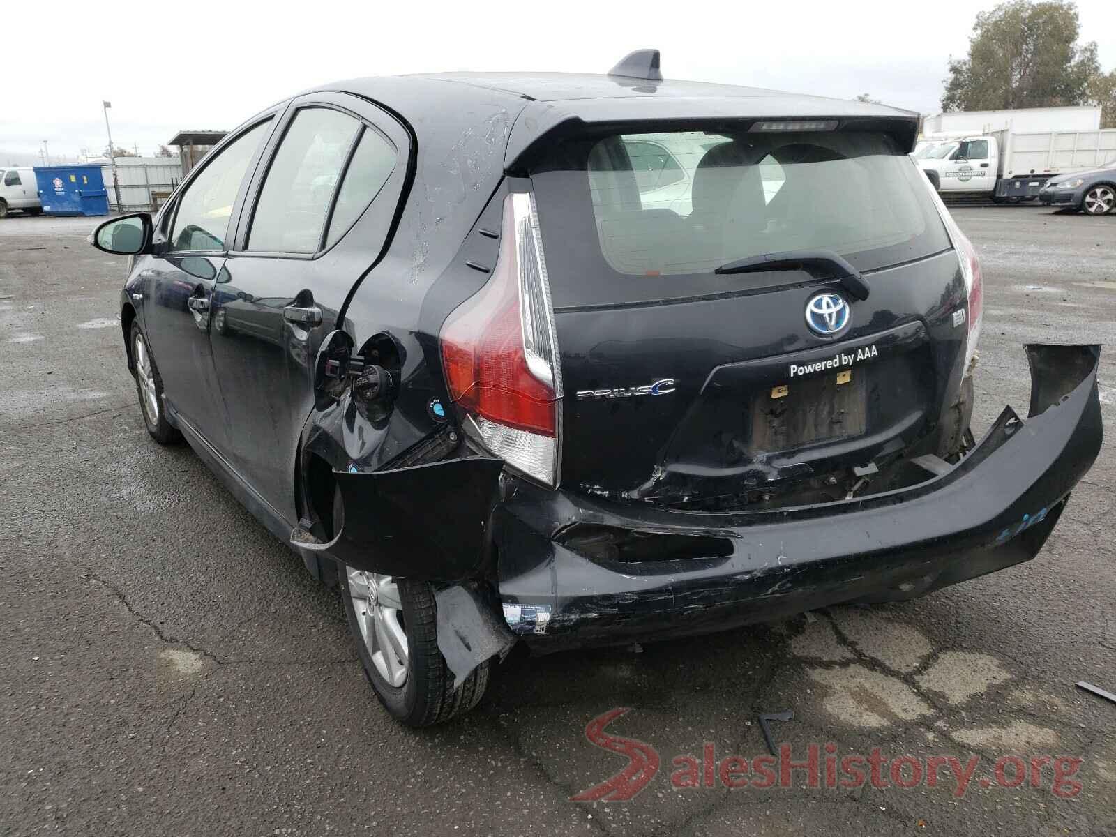 JTDKDTB39H1592736 2017 TOYOTA PRIUS