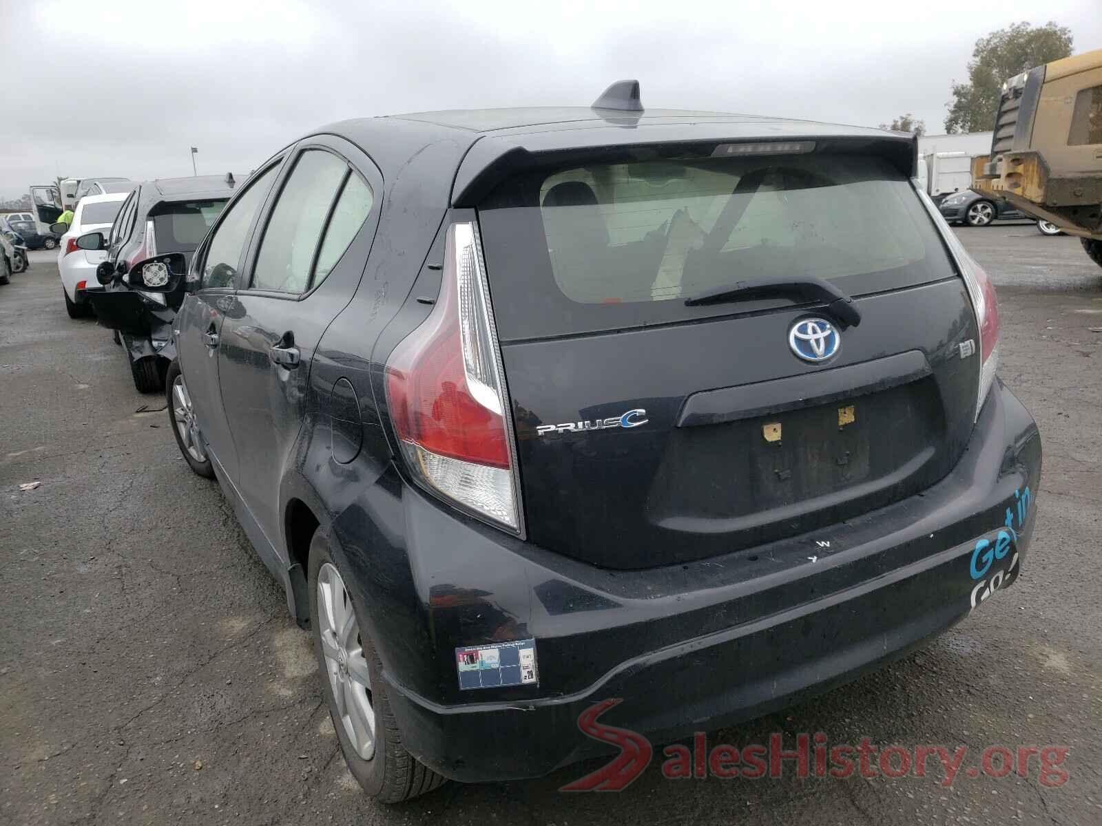 JTDKDTB35H1592393 2017 TOYOTA PRIUS