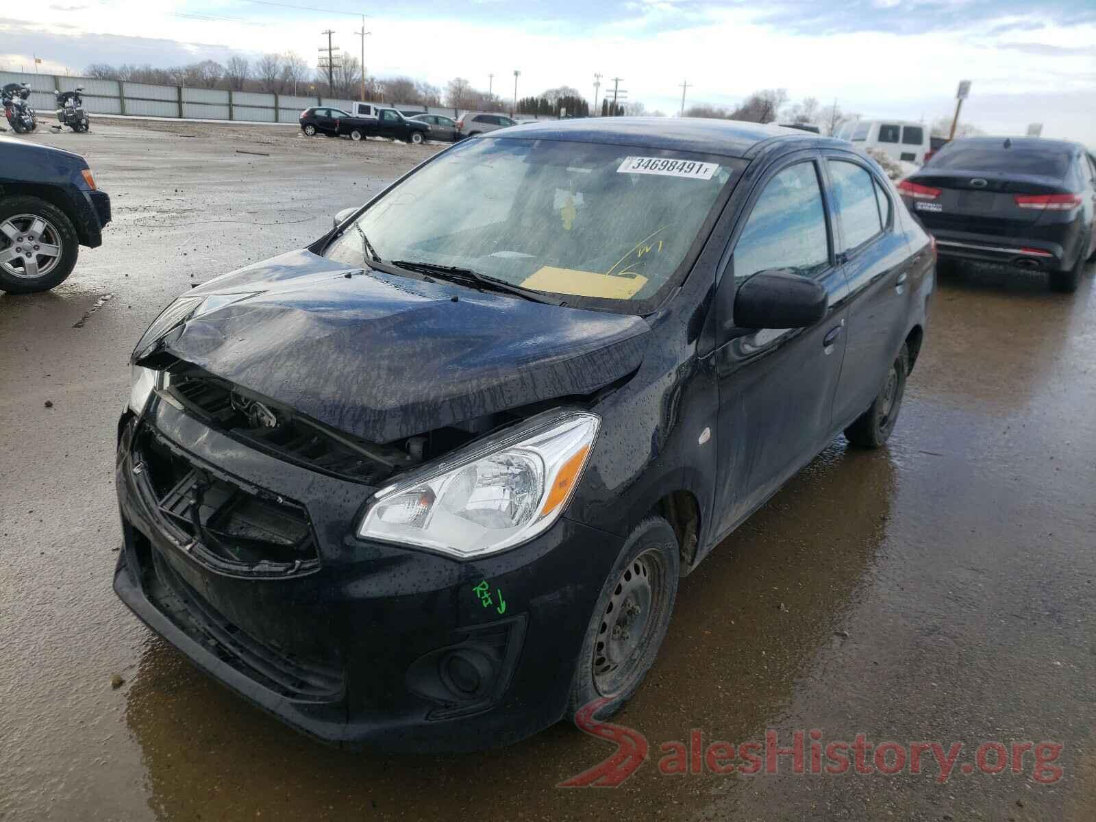 ML32F3FJ6HHF06475 2017 MITSUBISHI MIRAGE