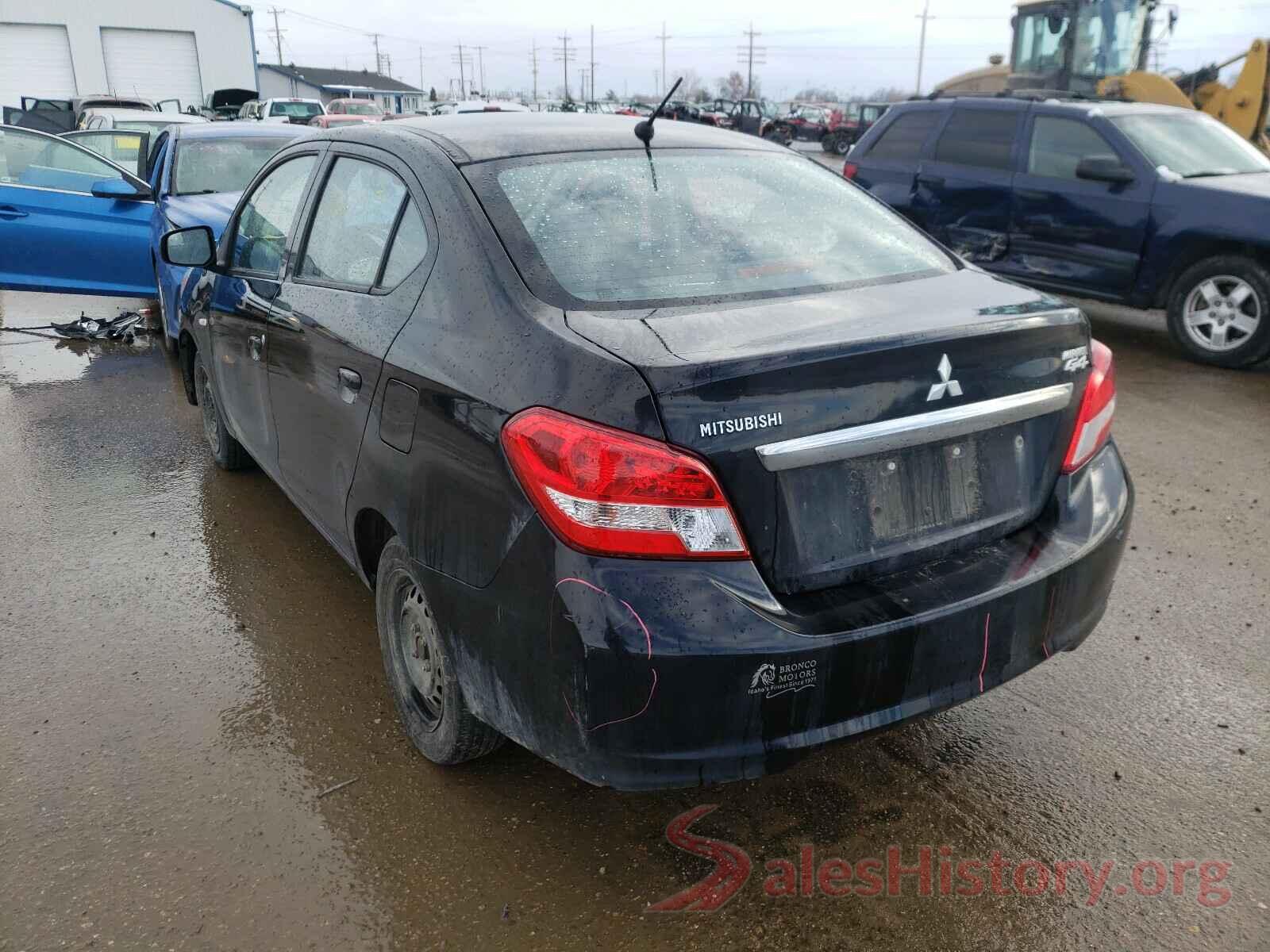 ML32F3FJ6HHF06475 2017 MITSUBISHI MIRAGE