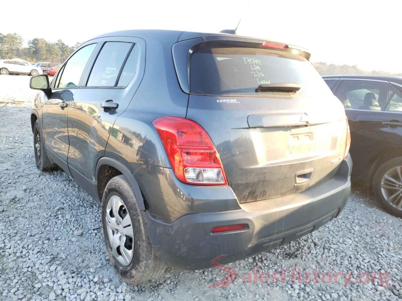 3GNCJKSB2GL117975 2016 CHEVROLET TRAX