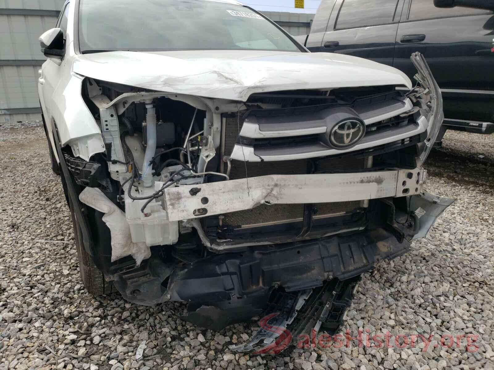 5TDKZRFH0KS307216 2019 TOYOTA HIGHLANDER