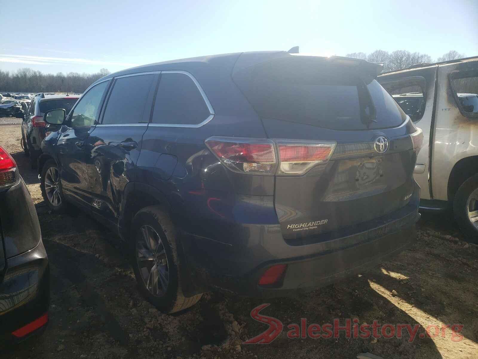 5TDBKRFH2GS277910 2016 TOYOTA HIGHLANDER