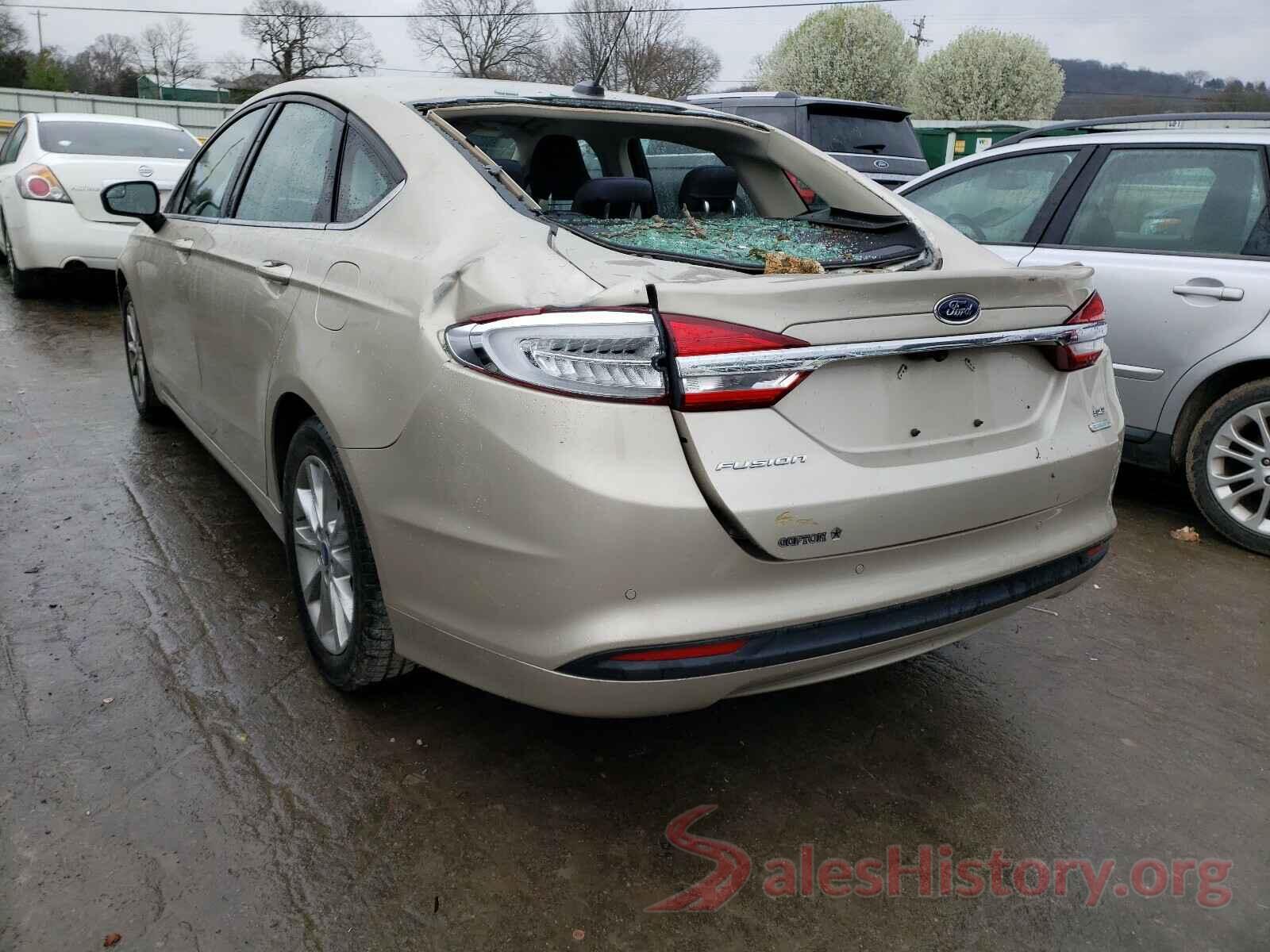 3FA6P0HD7HR311214 2017 FORD FUSION