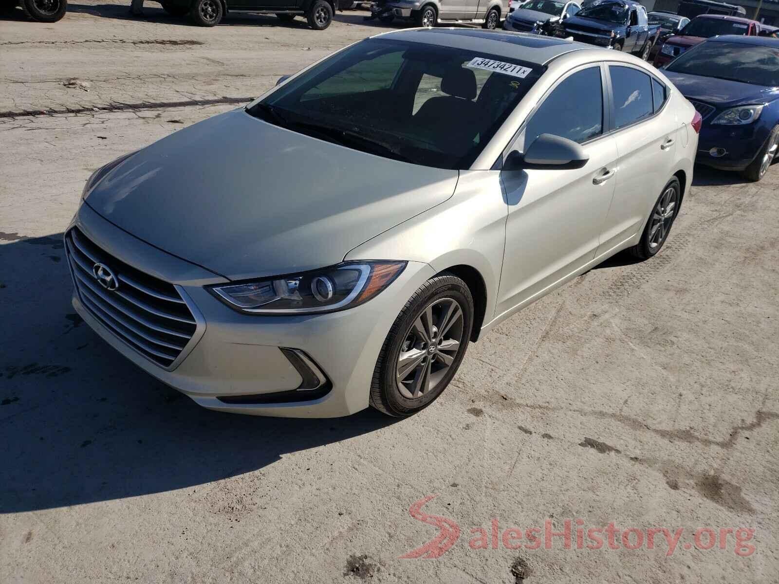 5NPD84LF7HH193456 2017 HYUNDAI ELANTRA