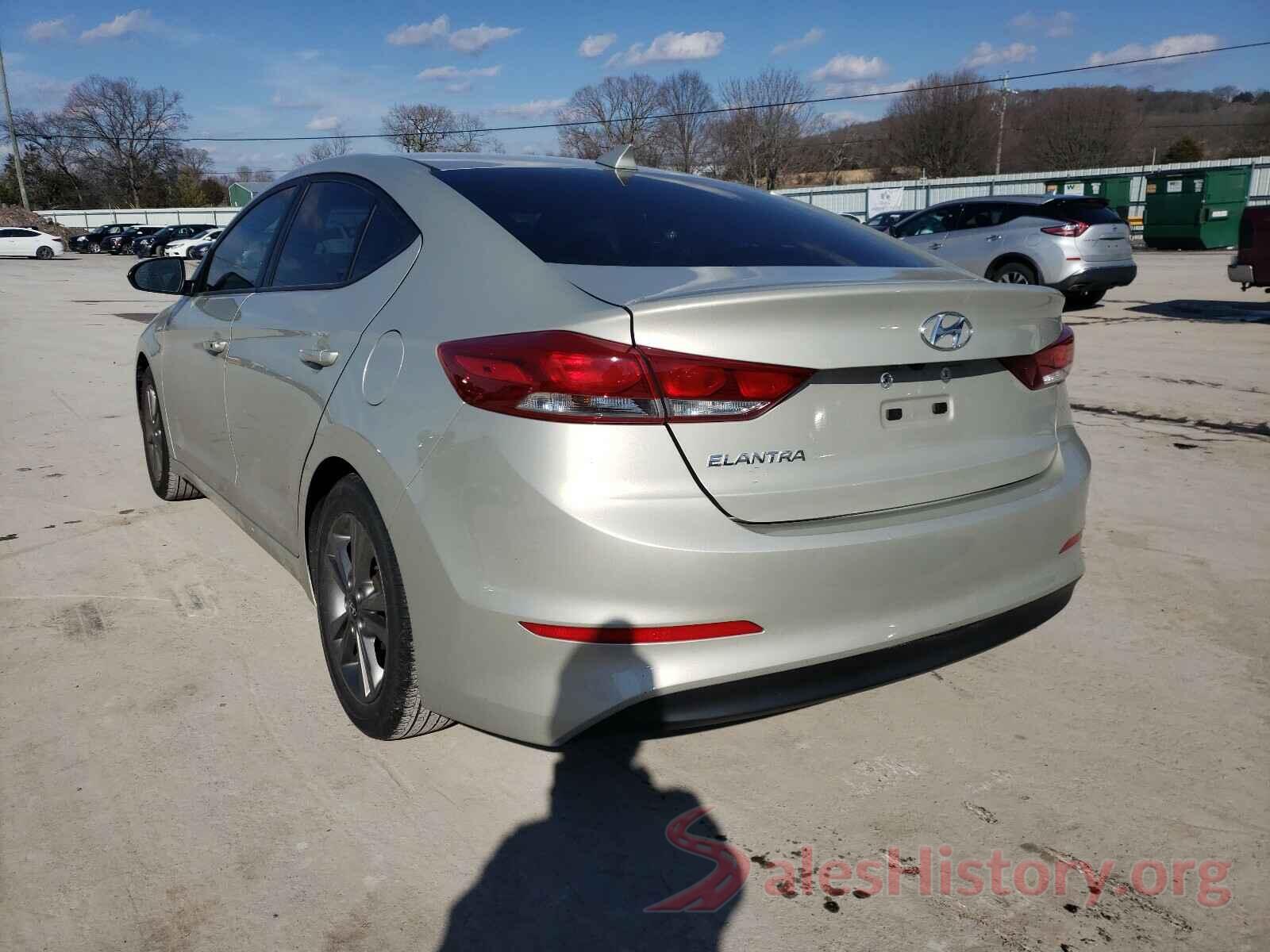 5NPD84LF7HH193456 2017 HYUNDAI ELANTRA