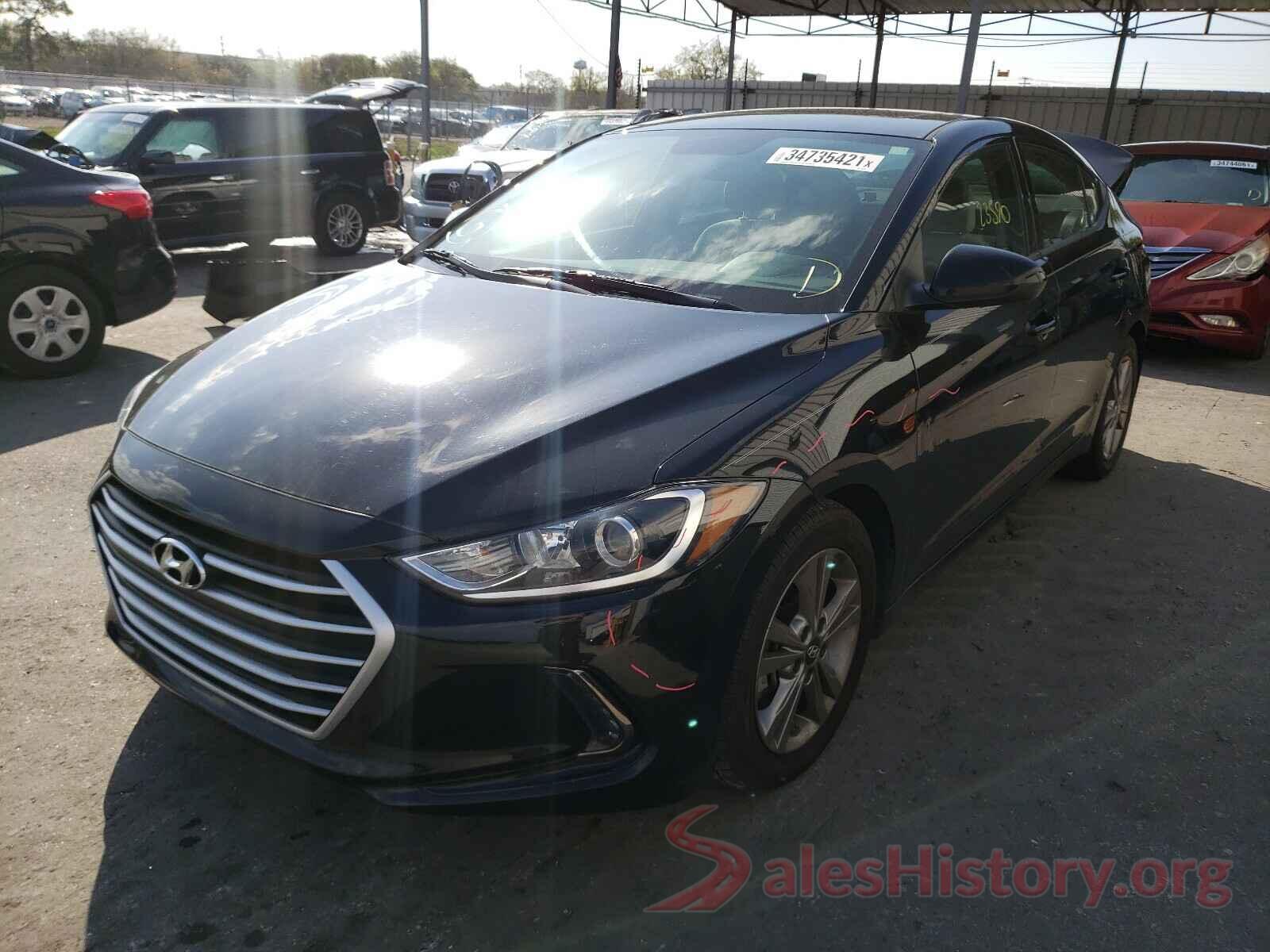 5NPD84LF7JH352174 2018 HYUNDAI ELANTRA