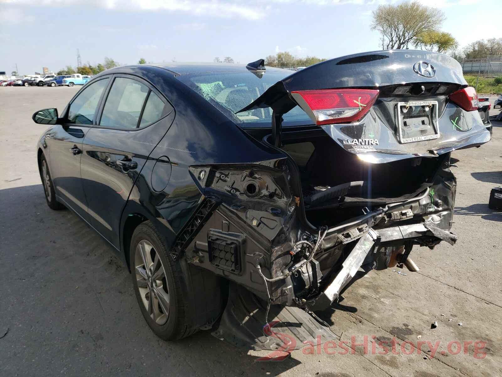 5NPD84LF7JH352174 2018 HYUNDAI ELANTRA