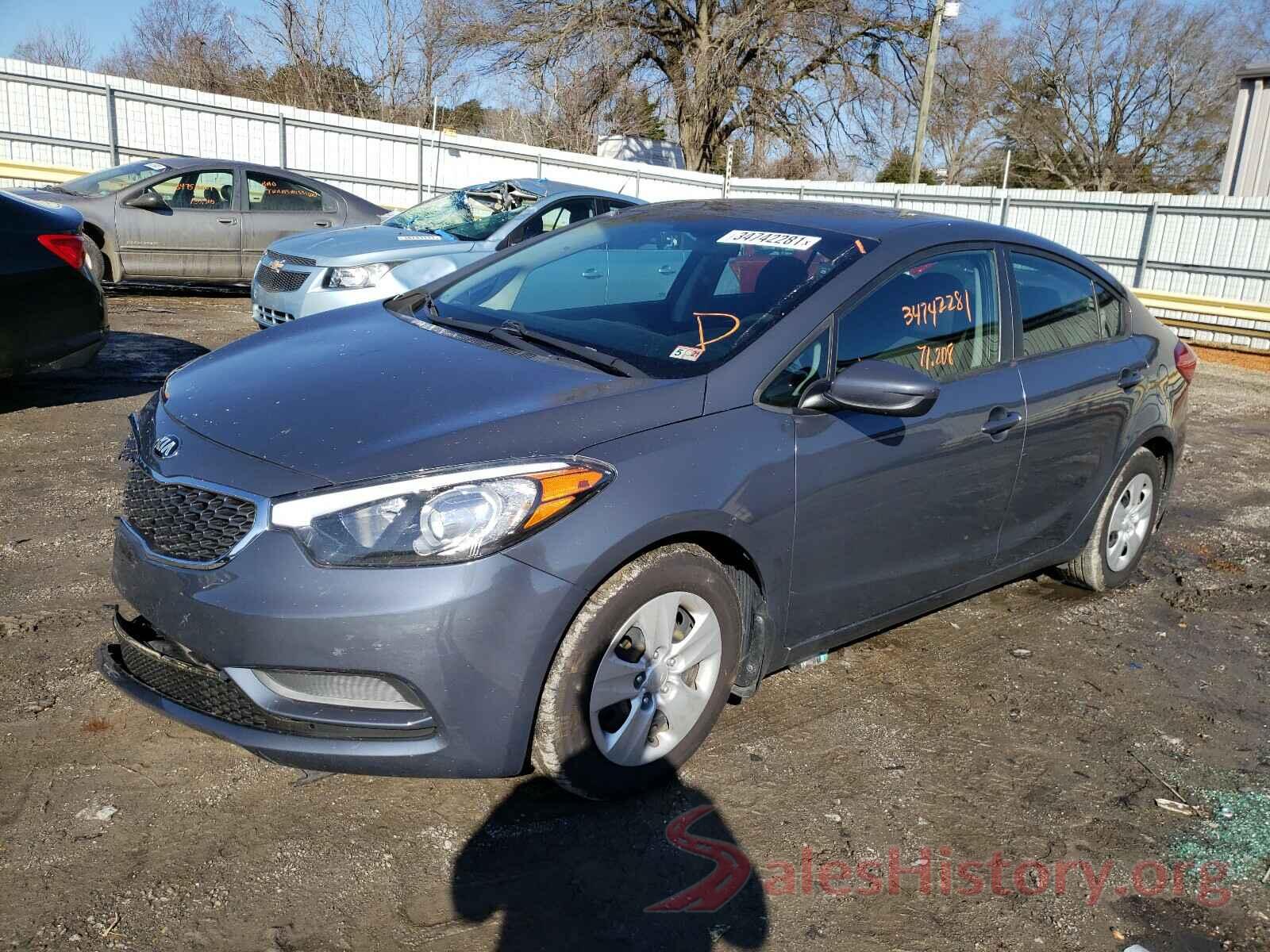 KNAFK4A65G5564106 2016 KIA FORTE